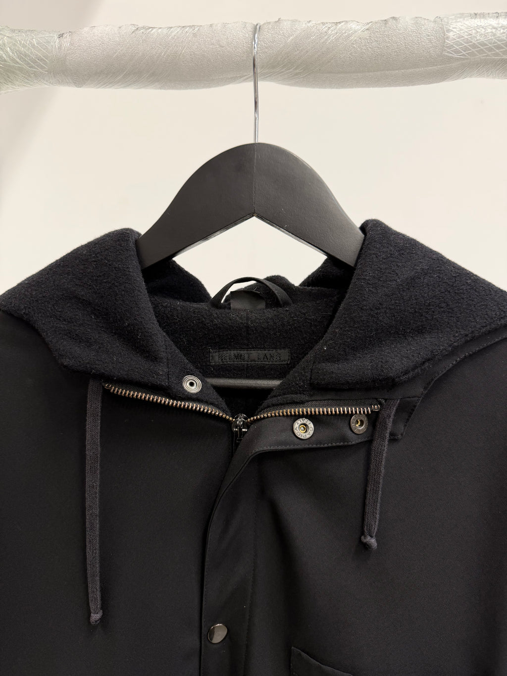 2000’s Helmut Lang Wool-Lined Nylon One-Pocket Parka