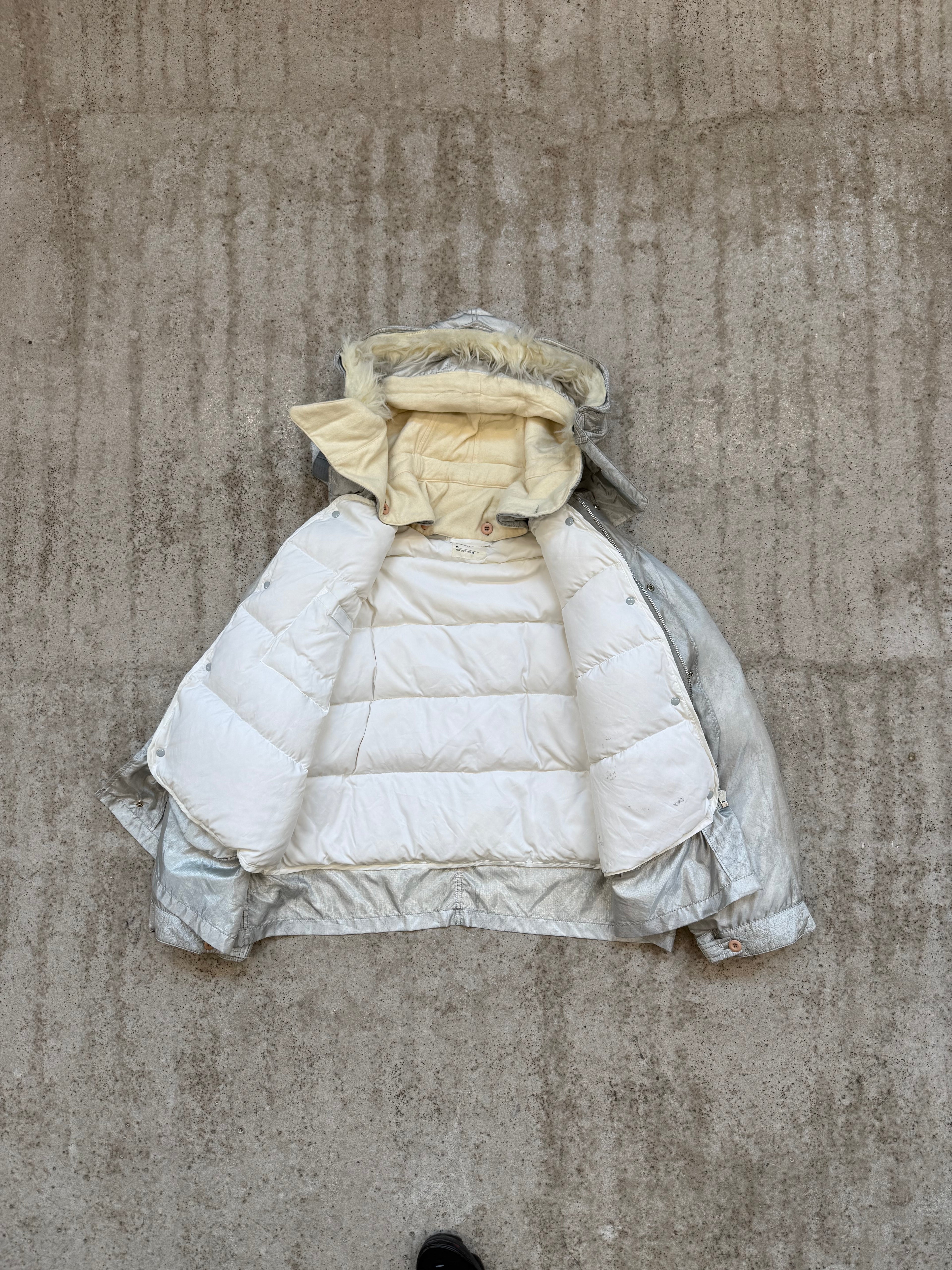 1998 Helmut Lang Silver Eskimo Parka (complete)