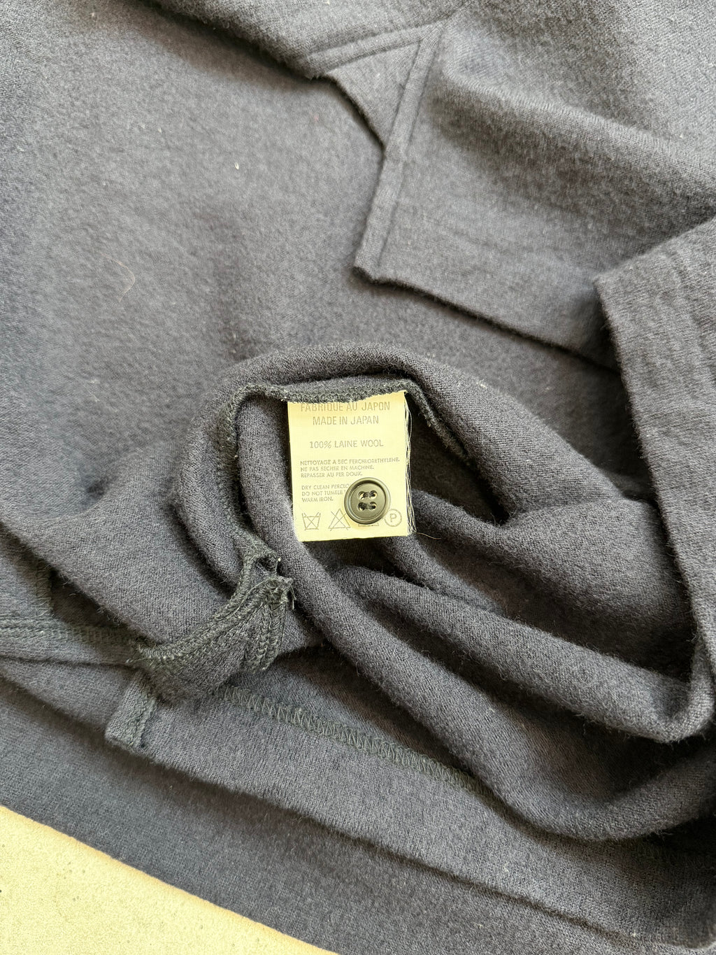 1990’s Yohji Yamamoto Wool Quarter Zip