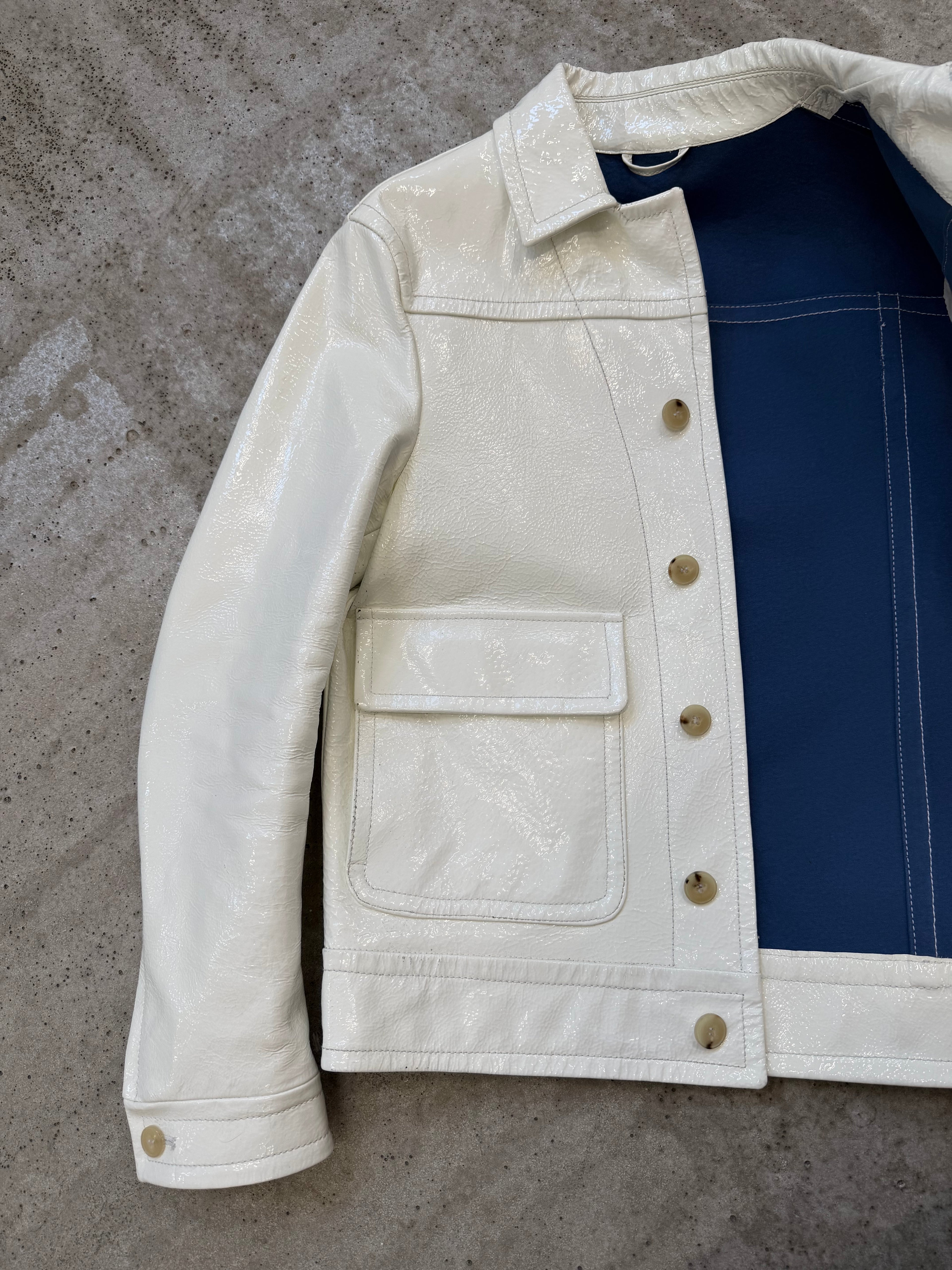 2001 Gucci by Tom Ford Patent Leather Jacket