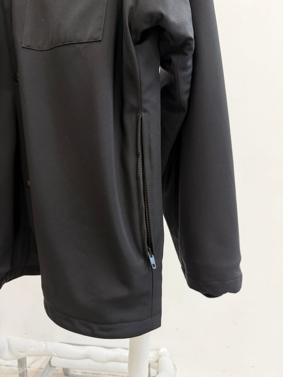 2000’s Helmut Lang Wool-Lined Nylon One-Pocket Parka