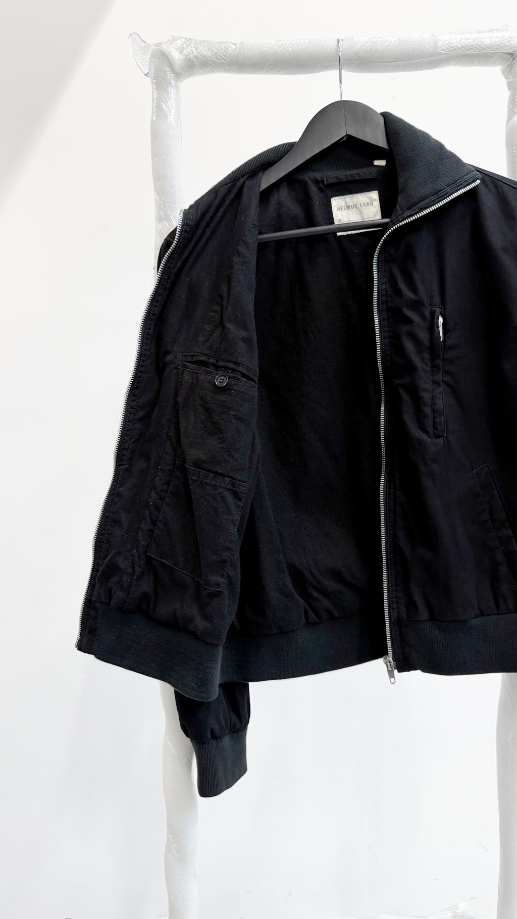 1999 Helmut Lang High-Neck Bomber Jacket