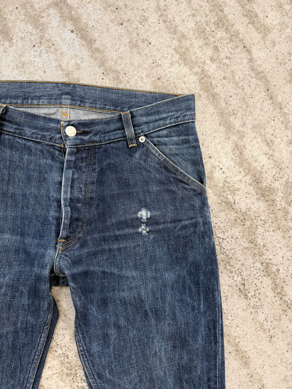 2000's Helmut Lang Wrangler Style Raw Denim