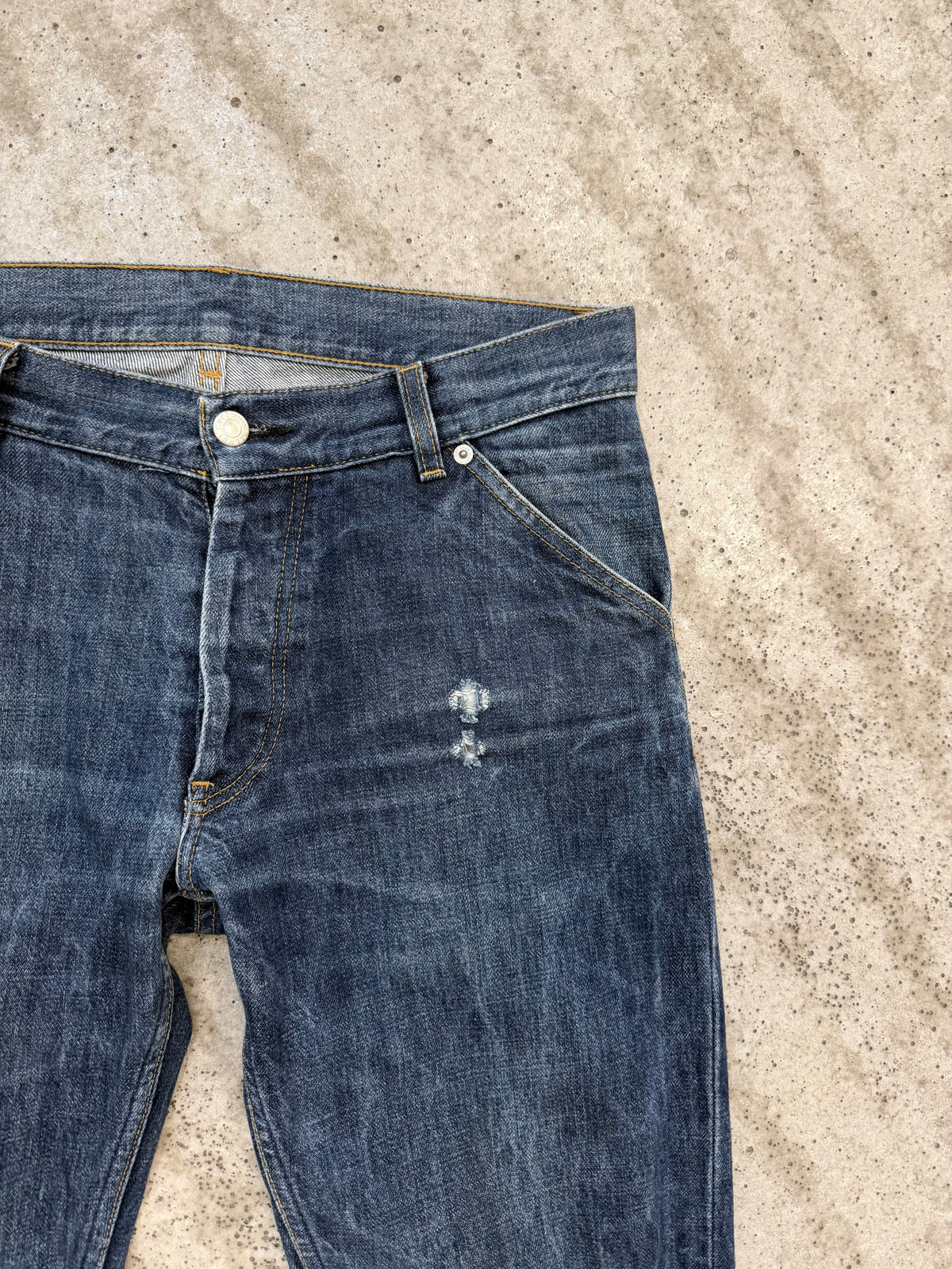 2000's Helmut Lang Wrangler Style Raw Denim
