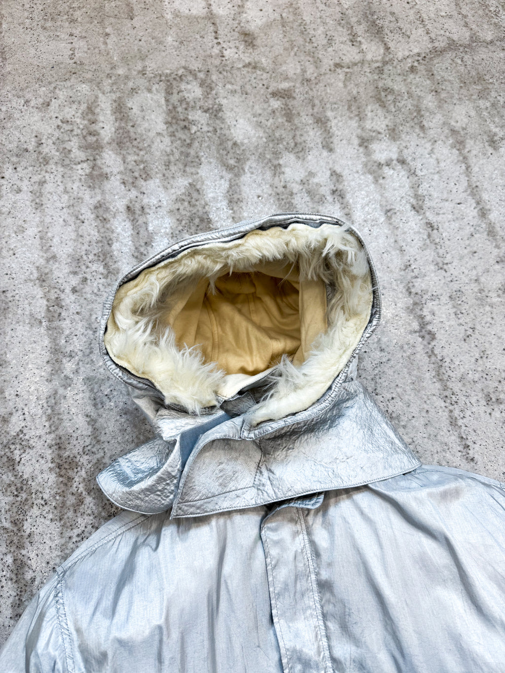 1998 Helmut Lang Silver Eskimo Parka (complete)