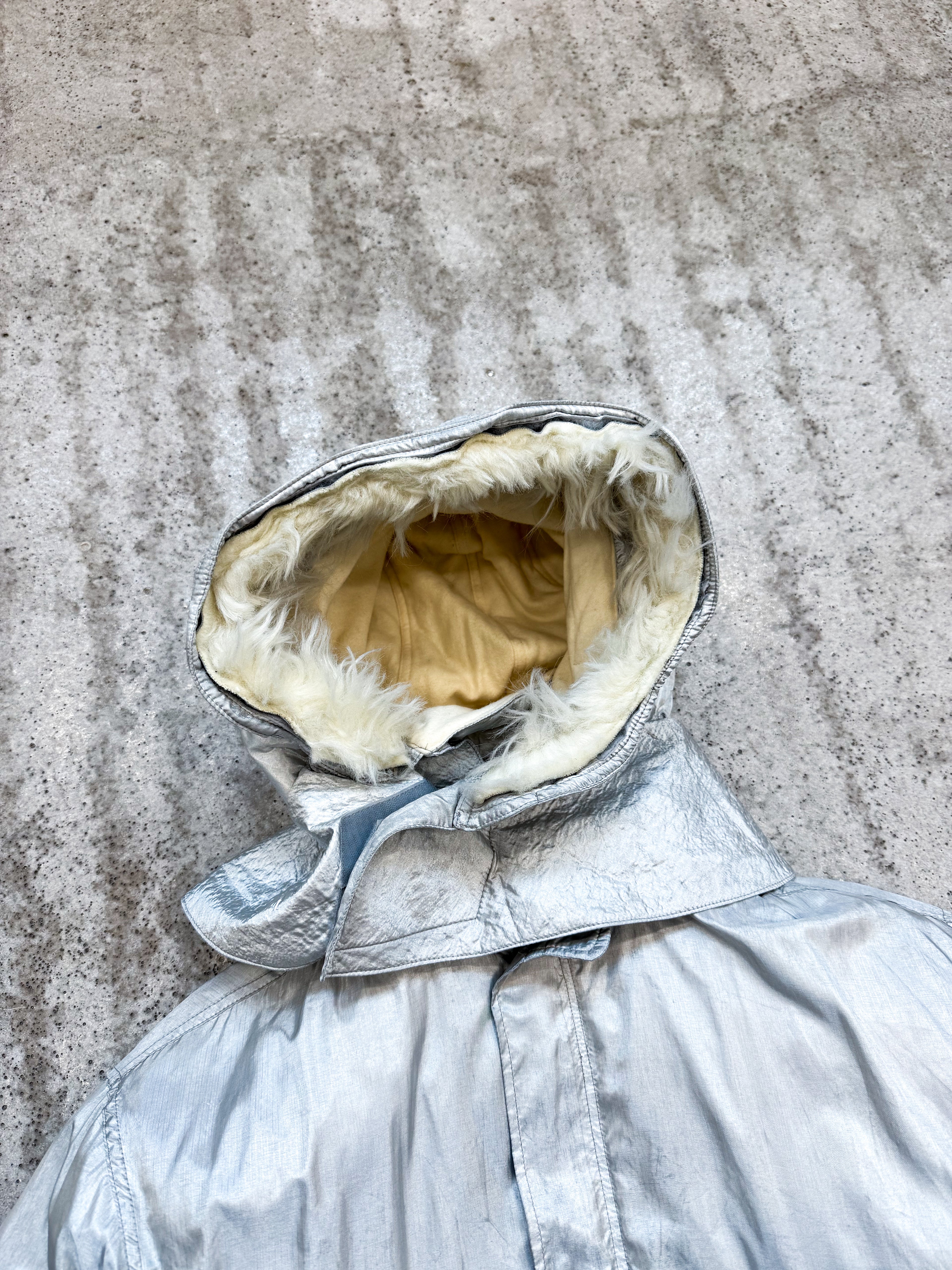 1998 Helmut Lang Silver Eskimo Parka (complete)
