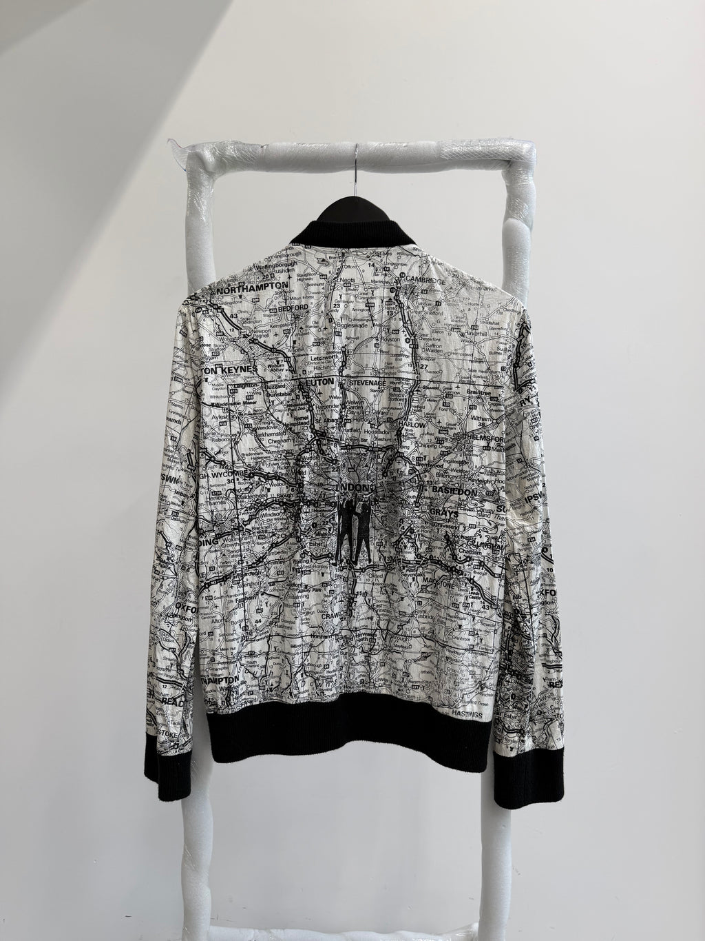 SS2004 Number Nine Polyethylene London Map Light Jacket