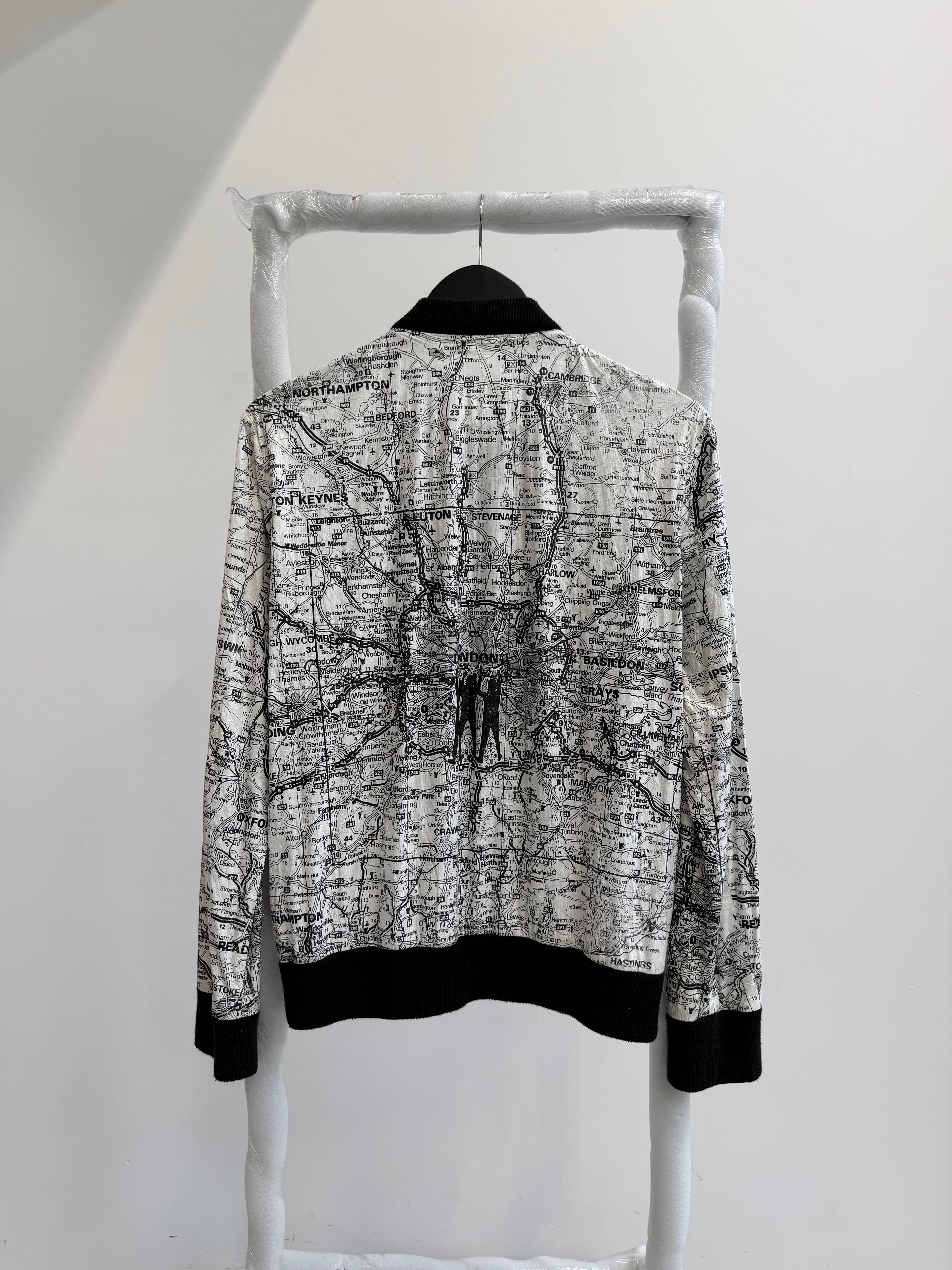 SS2004 Number Nine Polyethylene London Map Light Jacket