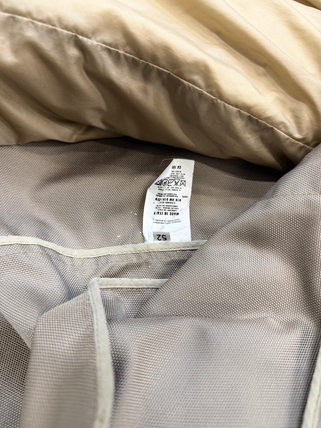 AW2000 Helmut Lang Ballistic Nylon Parka with Removable Down Liner
