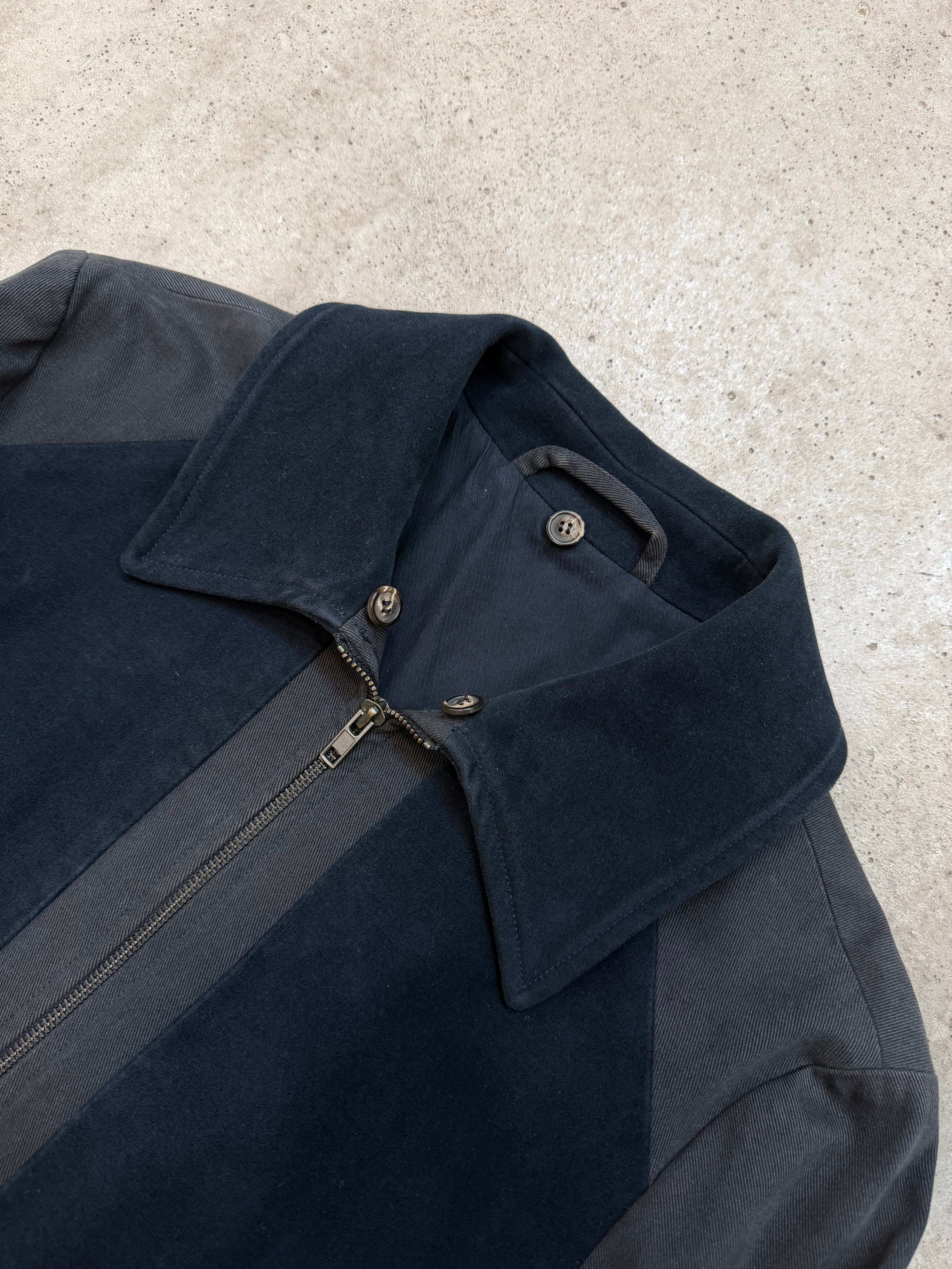 AW2008 Martin Margiela Mixed Material Flight Jacket