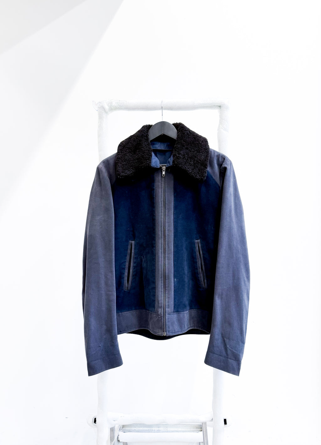 AW2008 Martin Margiela Mixed Material Flight Jacket