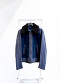AW2008 Martin Margiela Mixed Material Flight Jacket