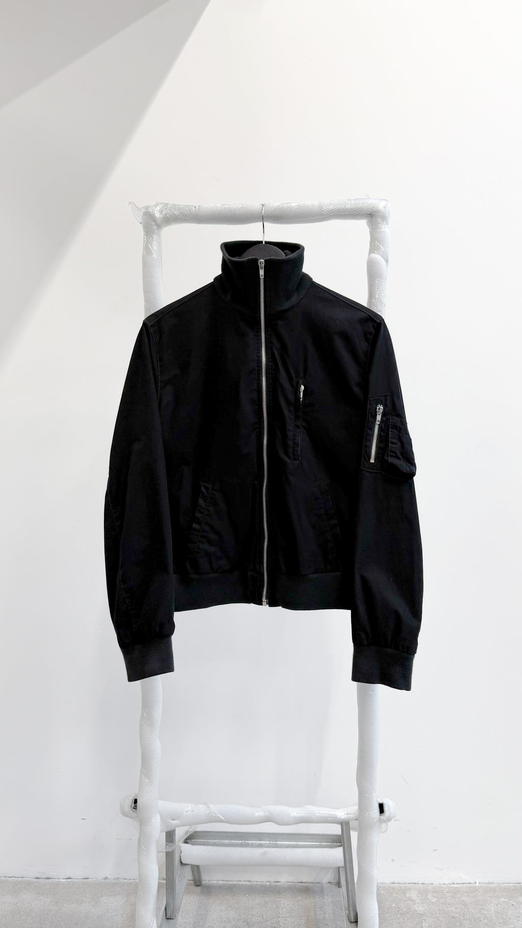 1999 Helmut Lang High-Neck Bomber Jacket
