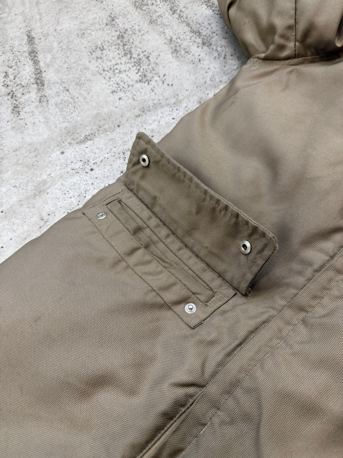 AW2000 Helmut Lang Ballistic Nylon Parka with Removable Down Liner