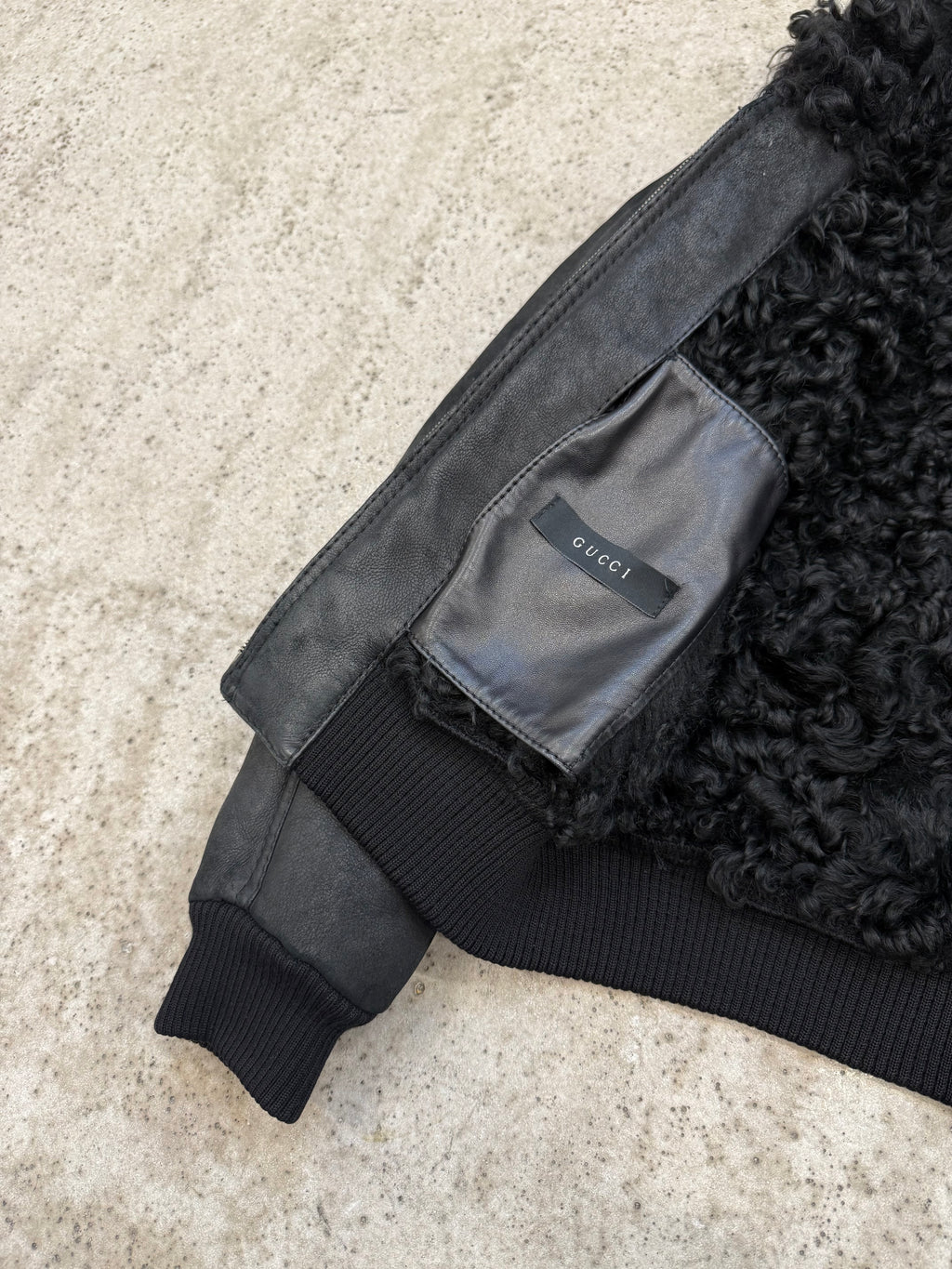 FW2001 Gucci by Tom Ford Mongolian Lamb Shearling Jacket