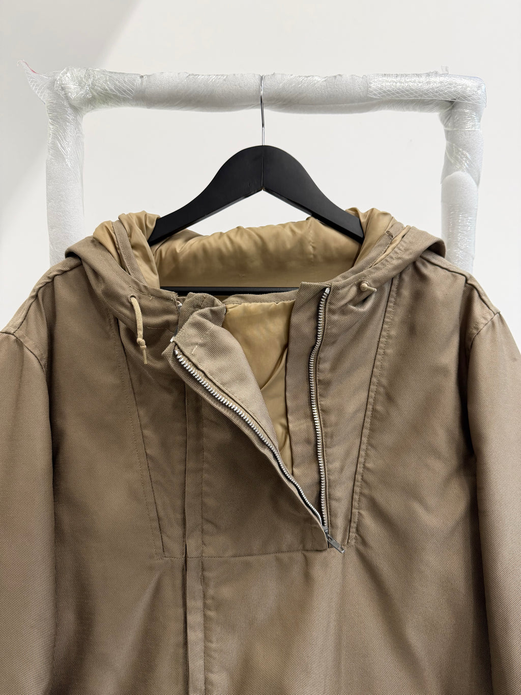 AW2000 Helmut Lang Ballistic Nylon Parka with Removable Down Liner