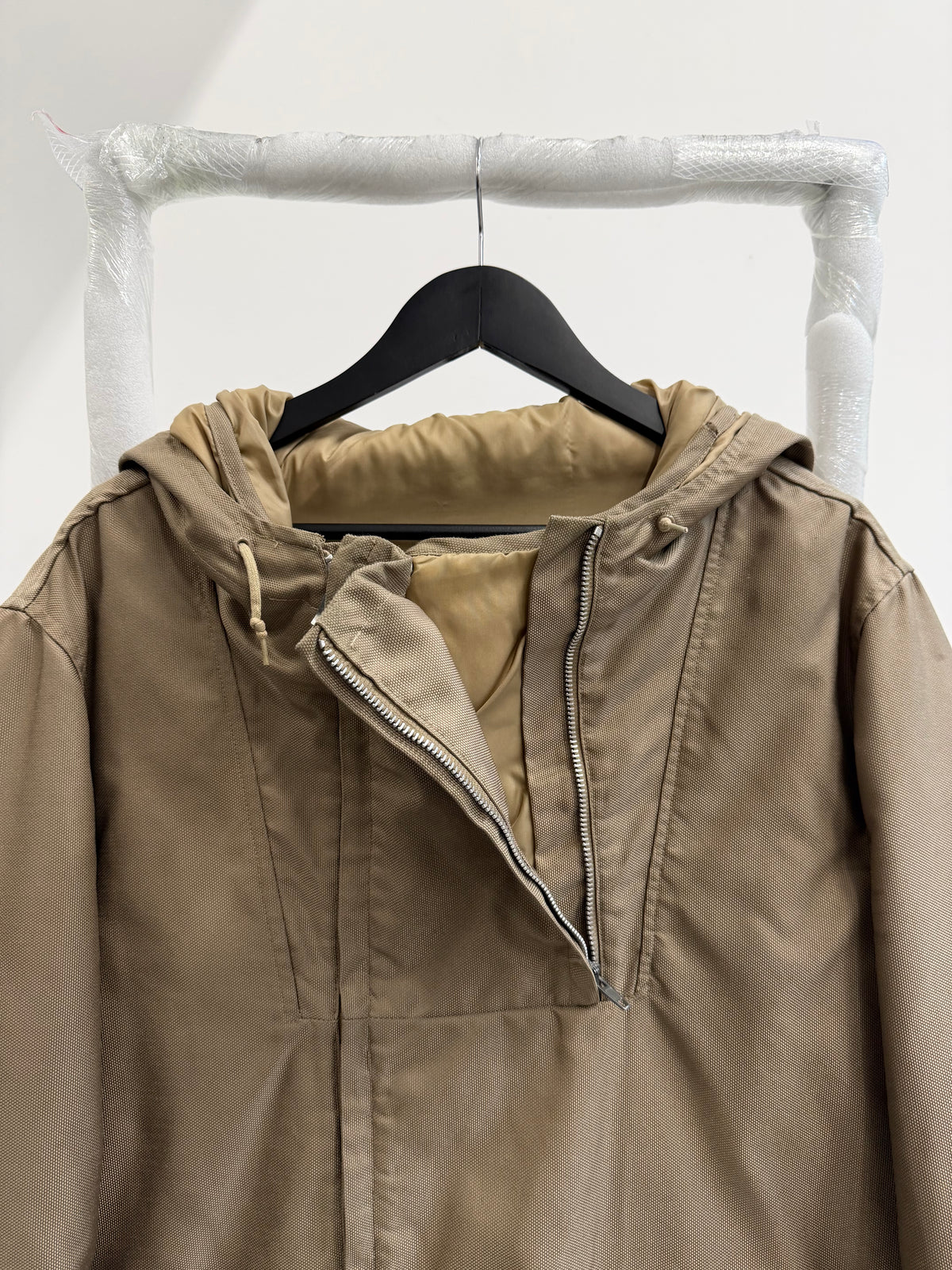 AW2000 Helmut Lang Ballistic Nylon Parka with Removable Down Liner