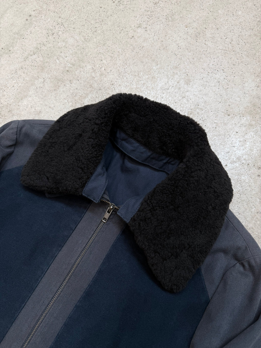 AW2008 Martin Margiela Mixed Material Flight Jacket