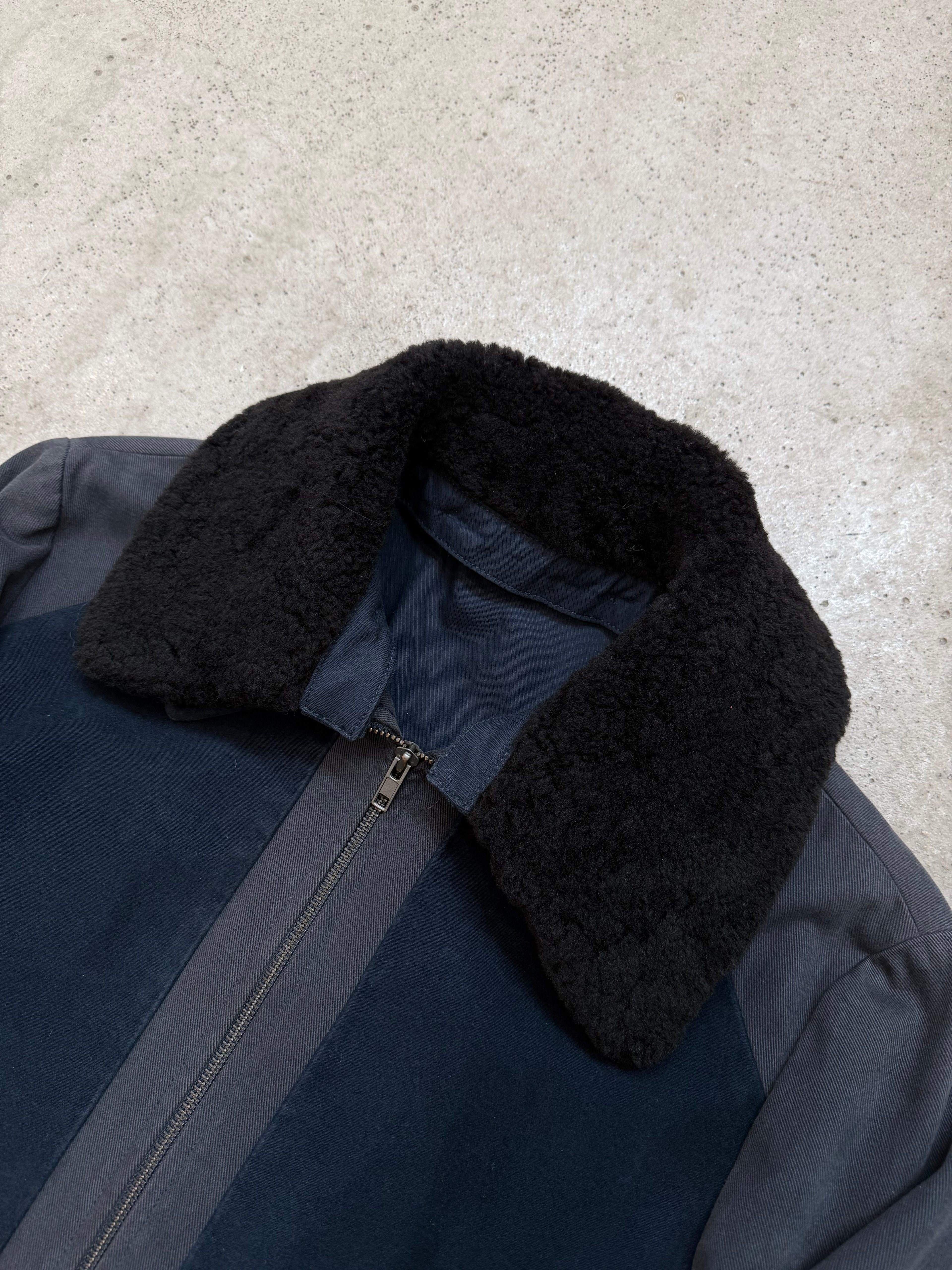 AW2008 Martin Margiela Mixed Material Flight Jacket