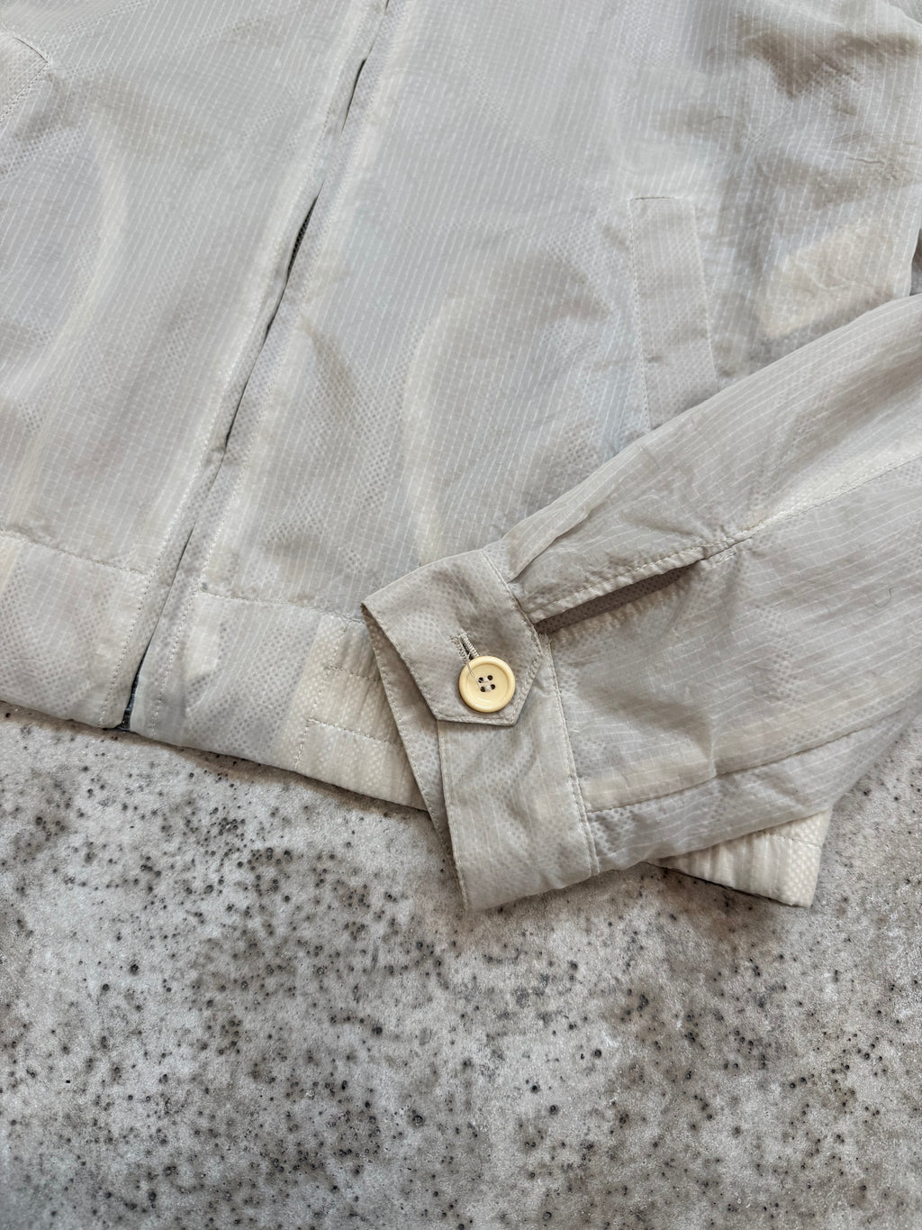 SS2005 Raf Simons Transparent Nylon Harrington Jacket