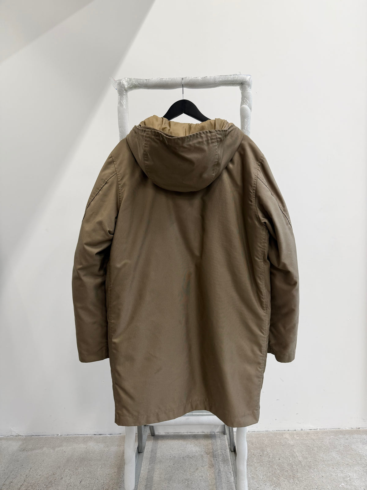 AW2000 Helmut Lang Ballistic Nylon Parka with Removable Down Liner