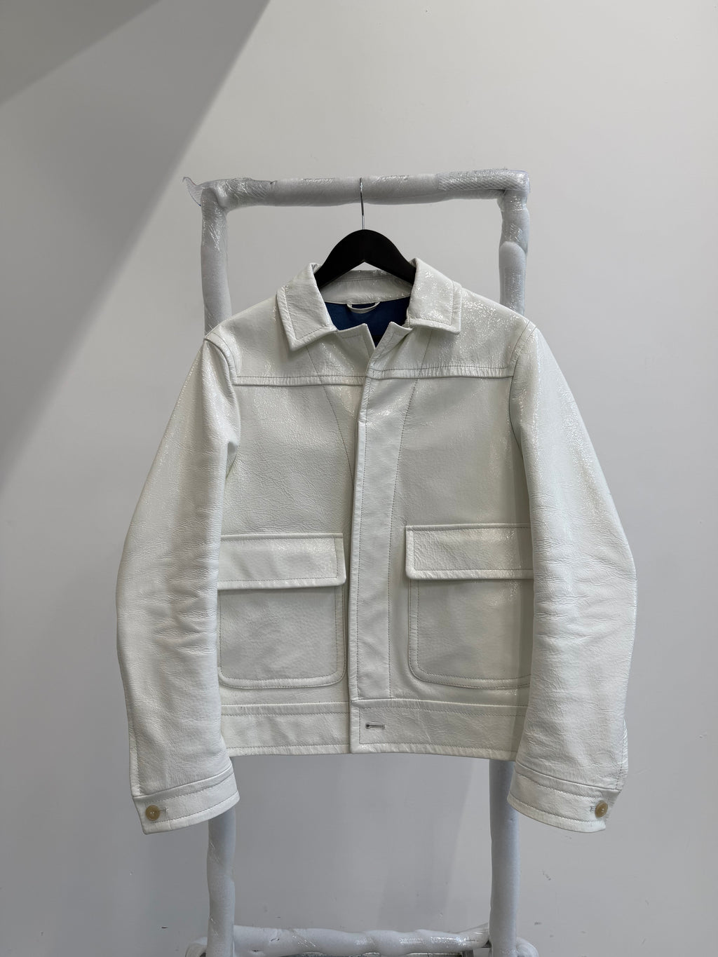 2001 Gucci by Tom Ford Patent Leather Jacket
