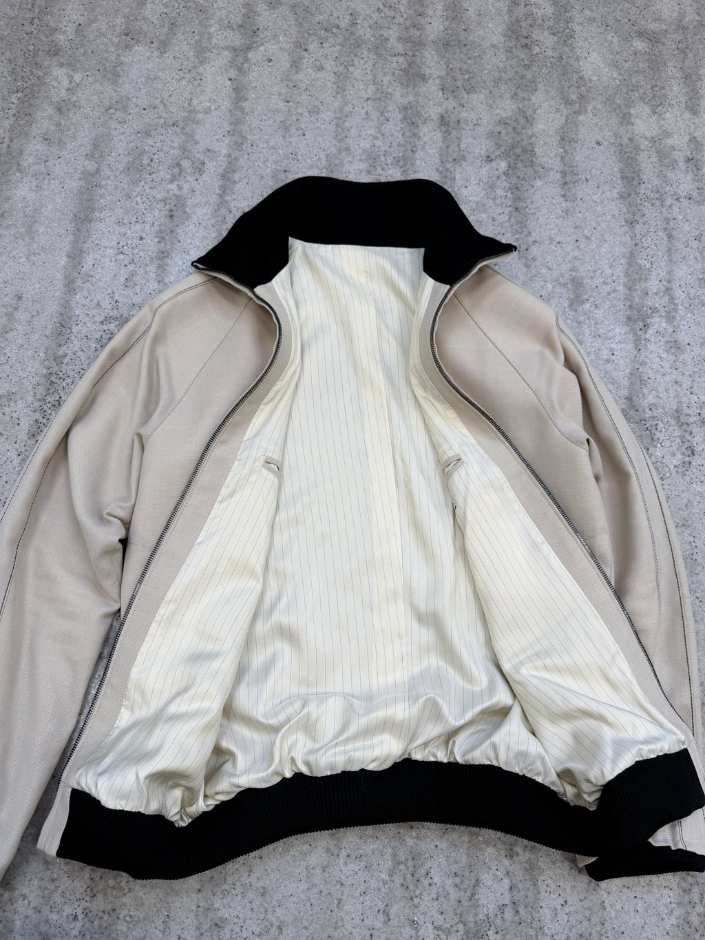 2007 Balenciaga by Nicolas Ghesquière Wool Track Jacket