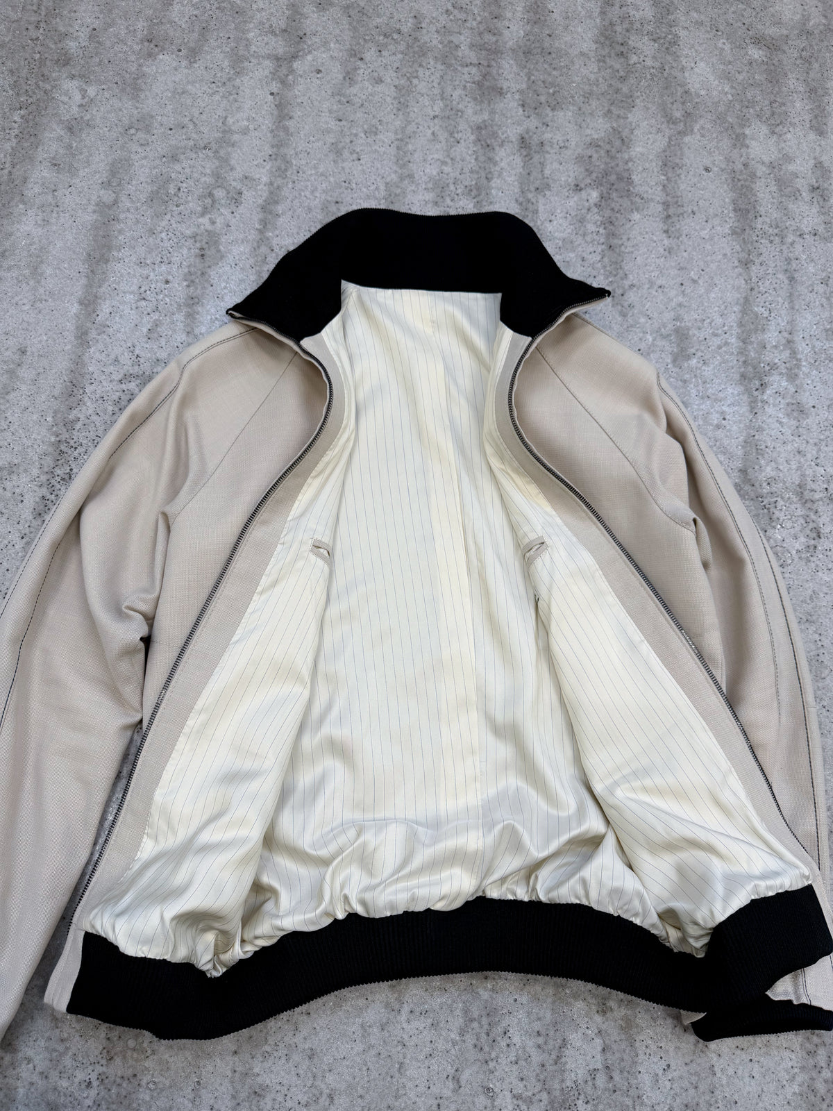 2007 Balenciaga by Nicolas Ghesquière Wool Track Jacket