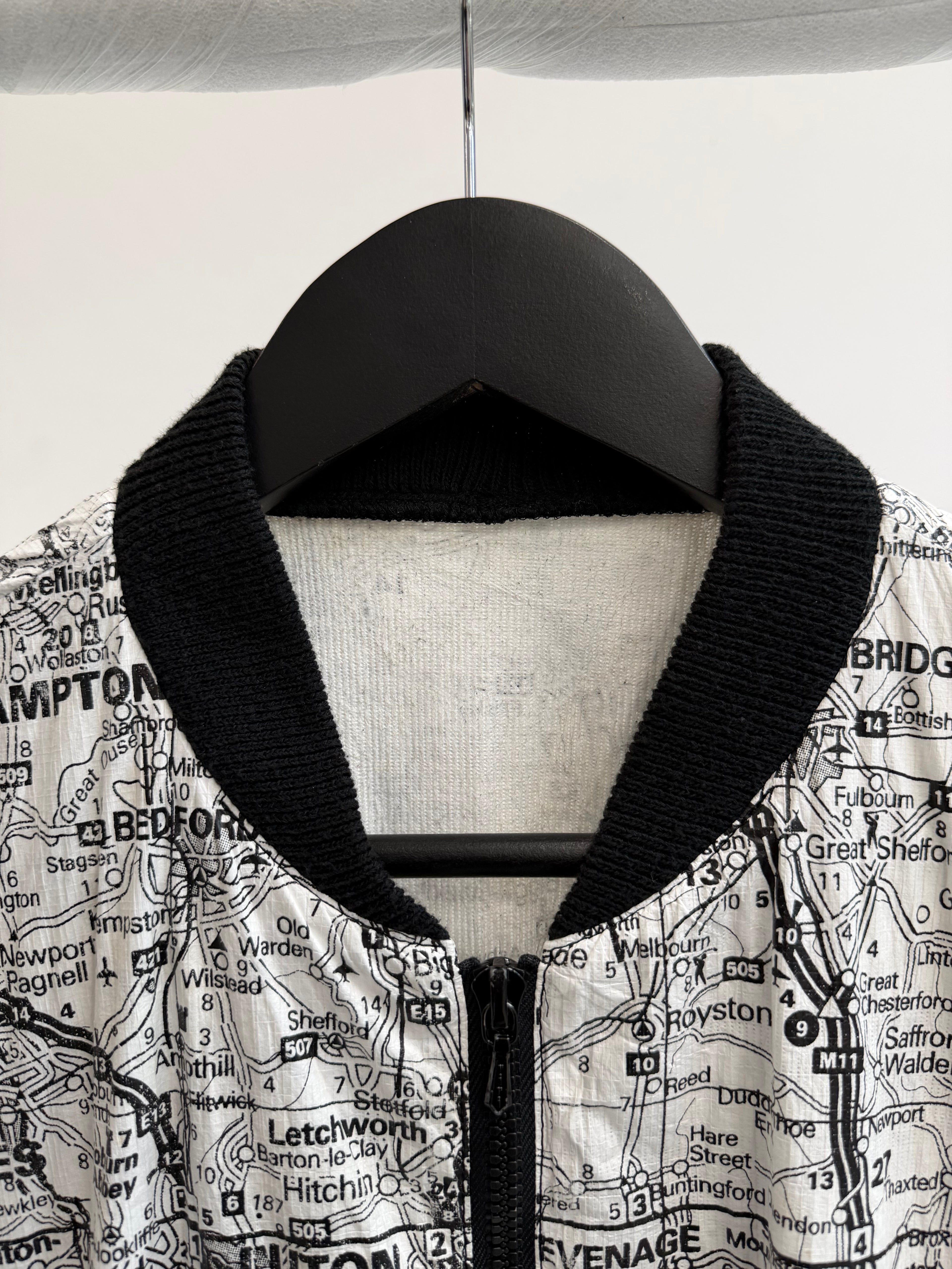 SS2004 Number Nine Polyethylene London Map Light Jacket