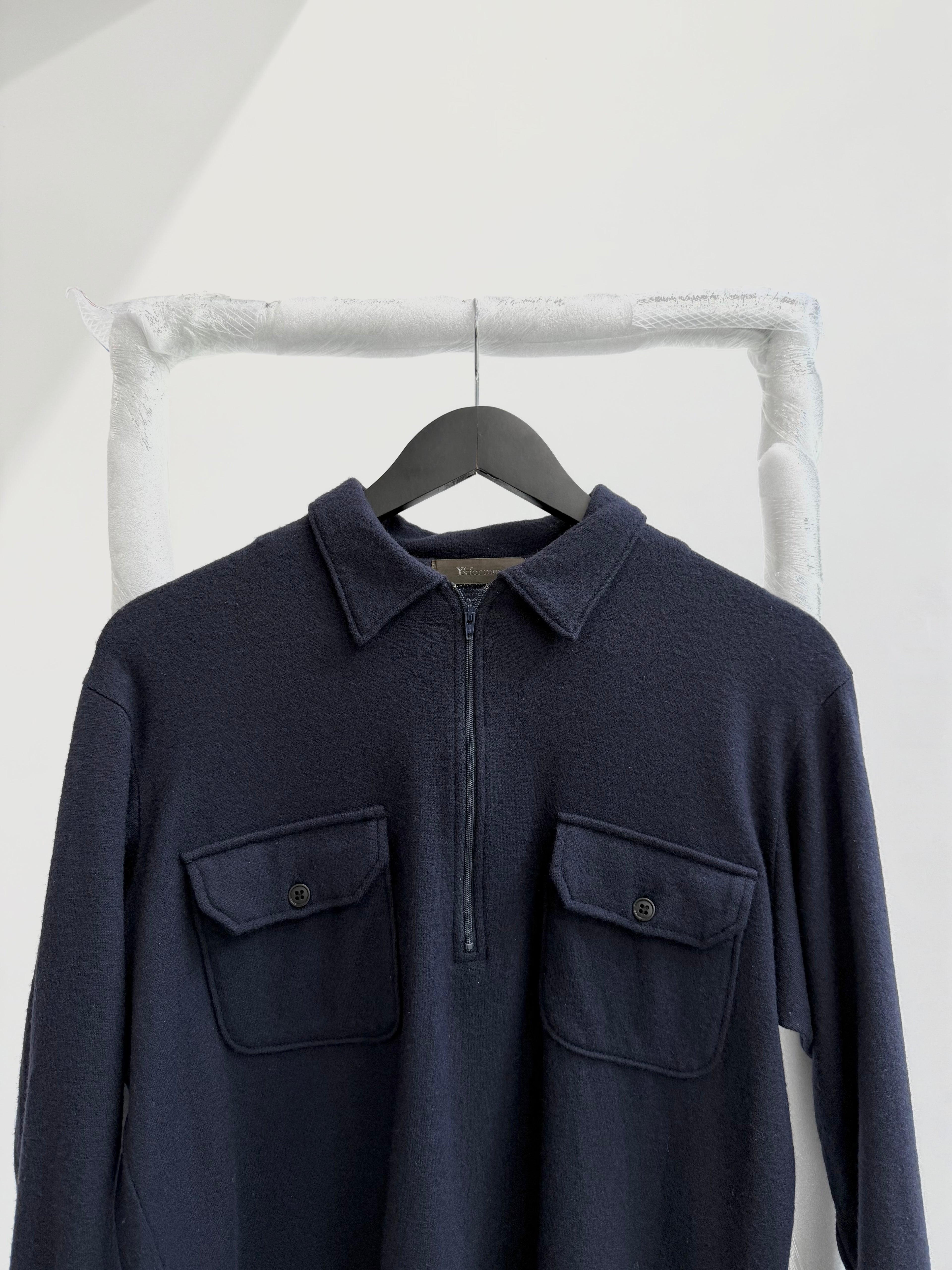 1990’s Yohji Yamamoto Wool Quarter Zip