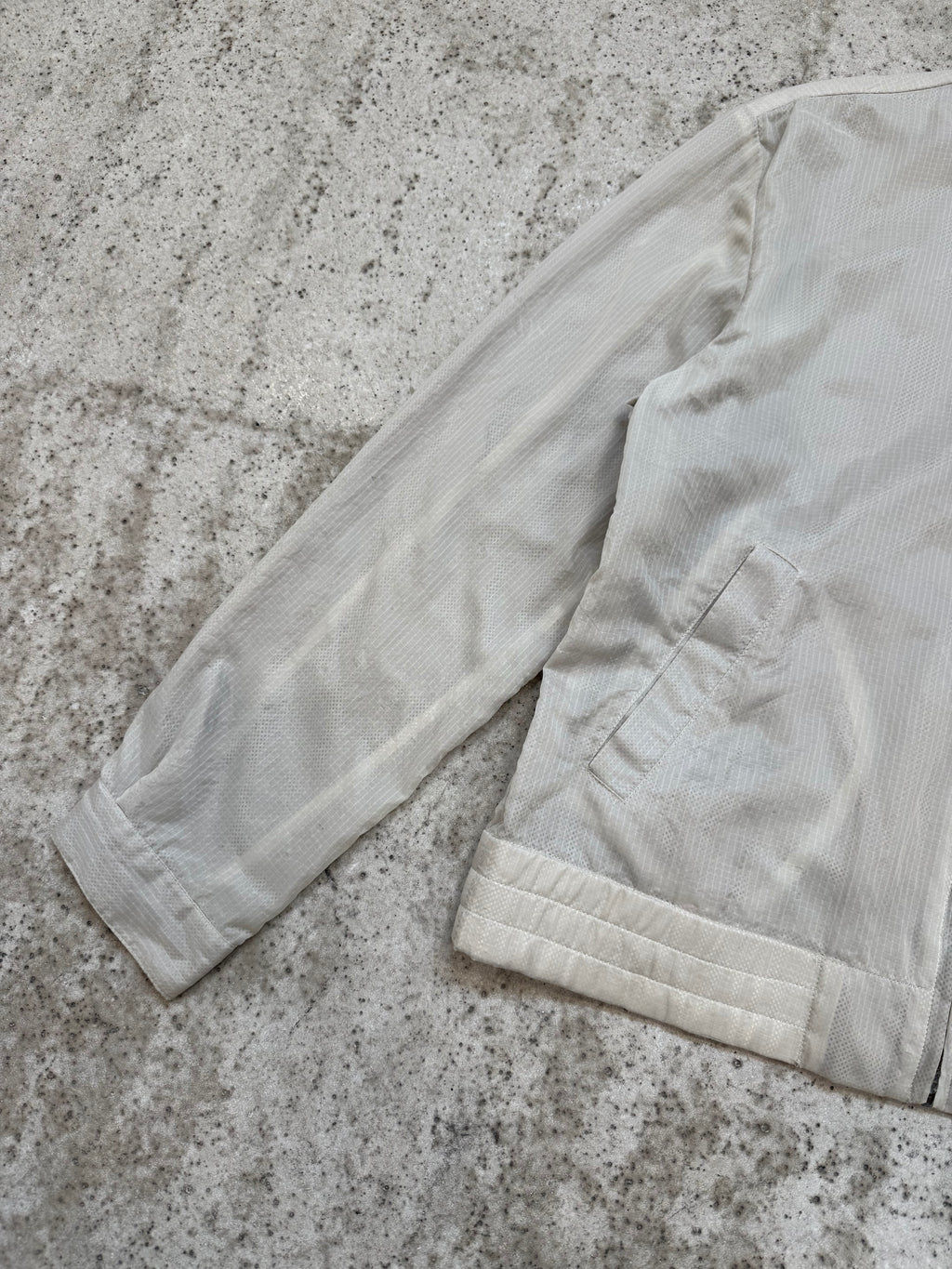 SS2005 Raf Simons Transparent Nylon Harrington Jacket
