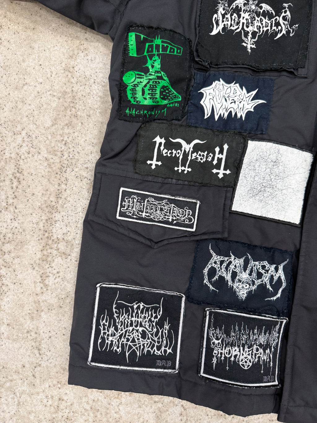 2000's Black Metal Custom Battle Jacket