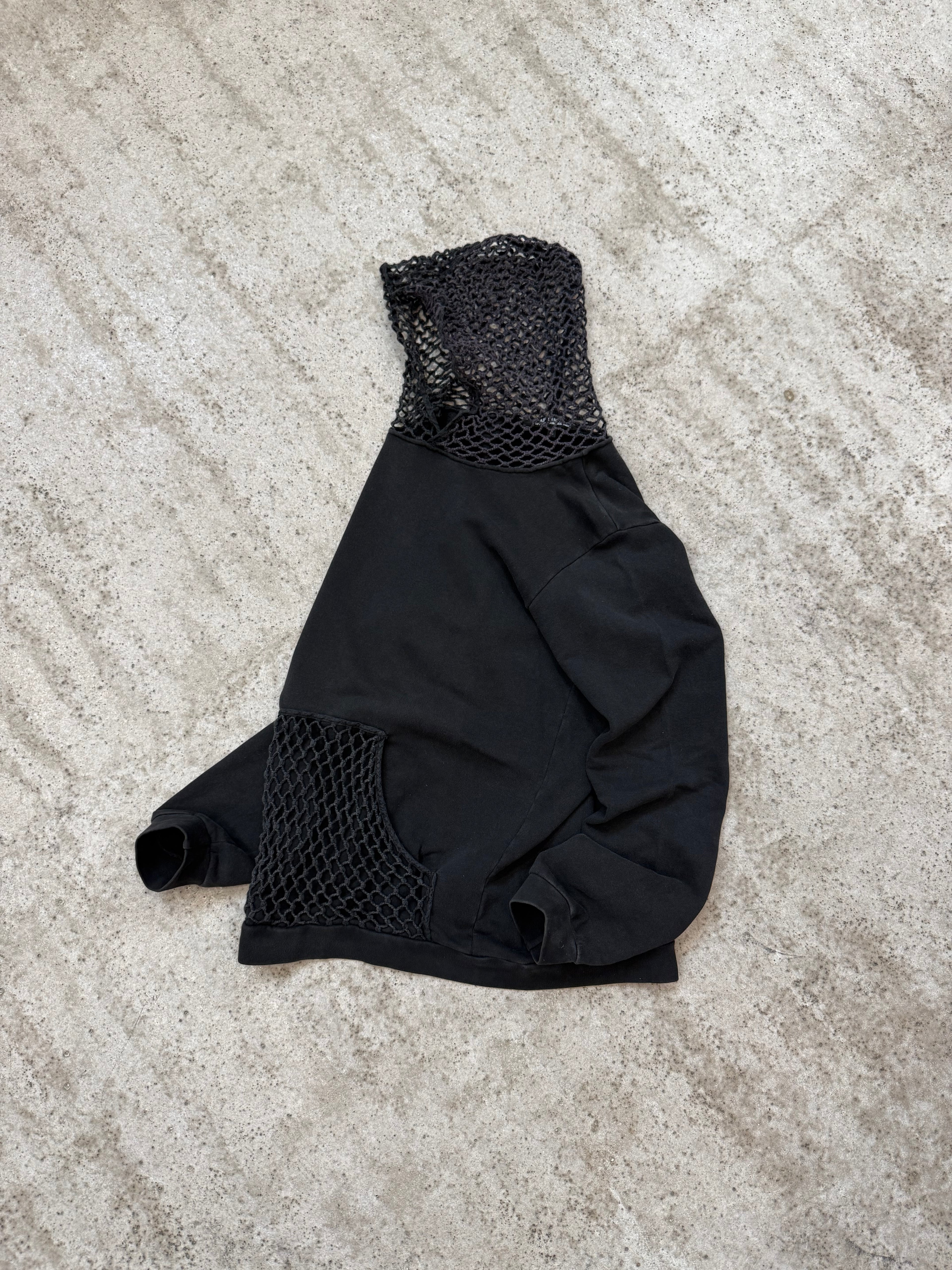 SS2003 Raf Simons 'Consumed' Fishnet Hoodie