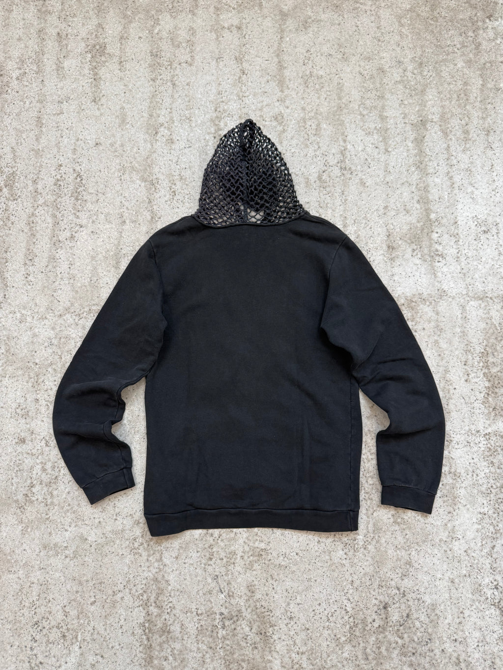SS2003 Raf Simons 'Consumed' Fishnet Hoodie
