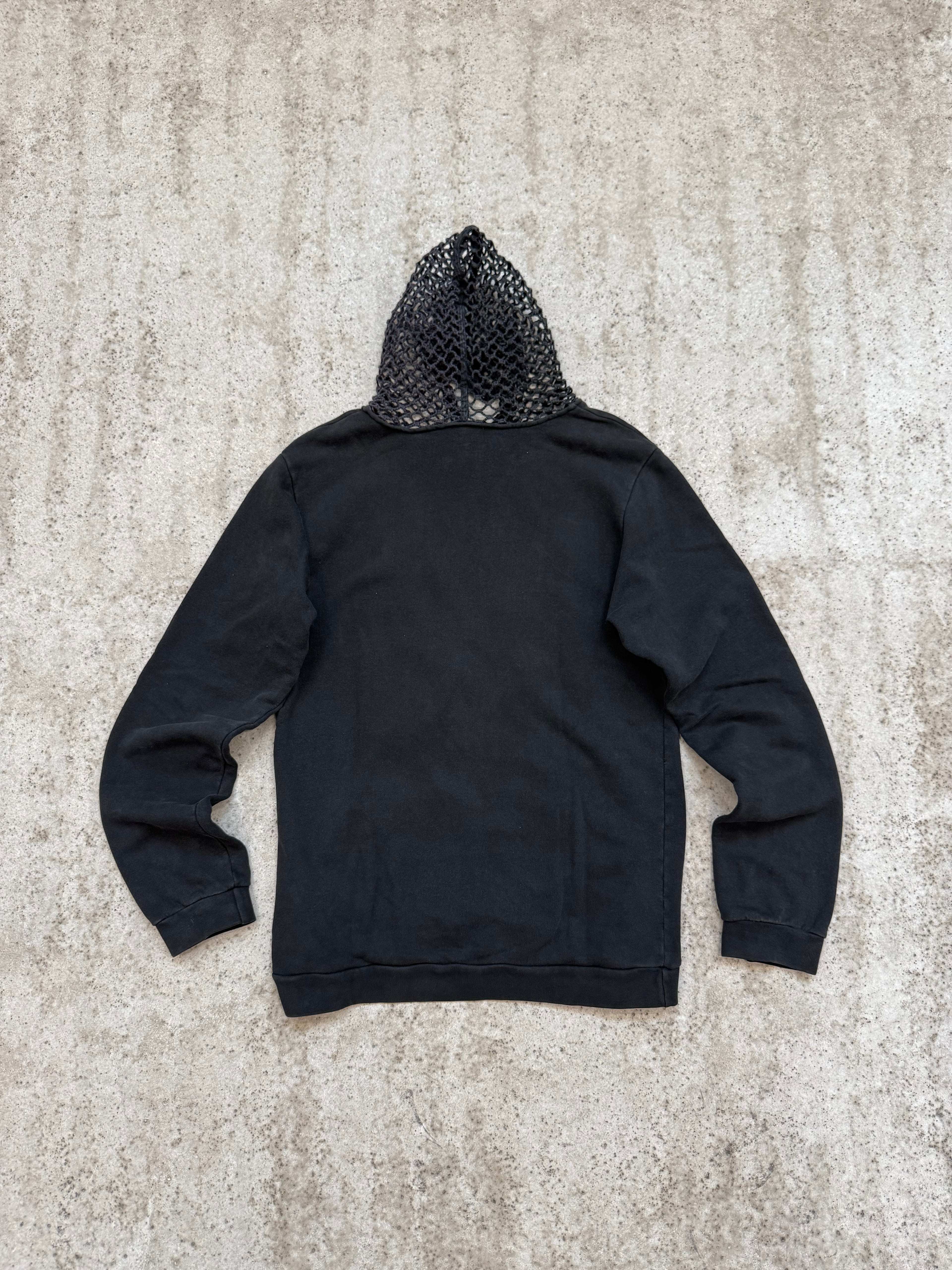 SS2003 Raf Simons 'Consumed' Fishnet Hoodie