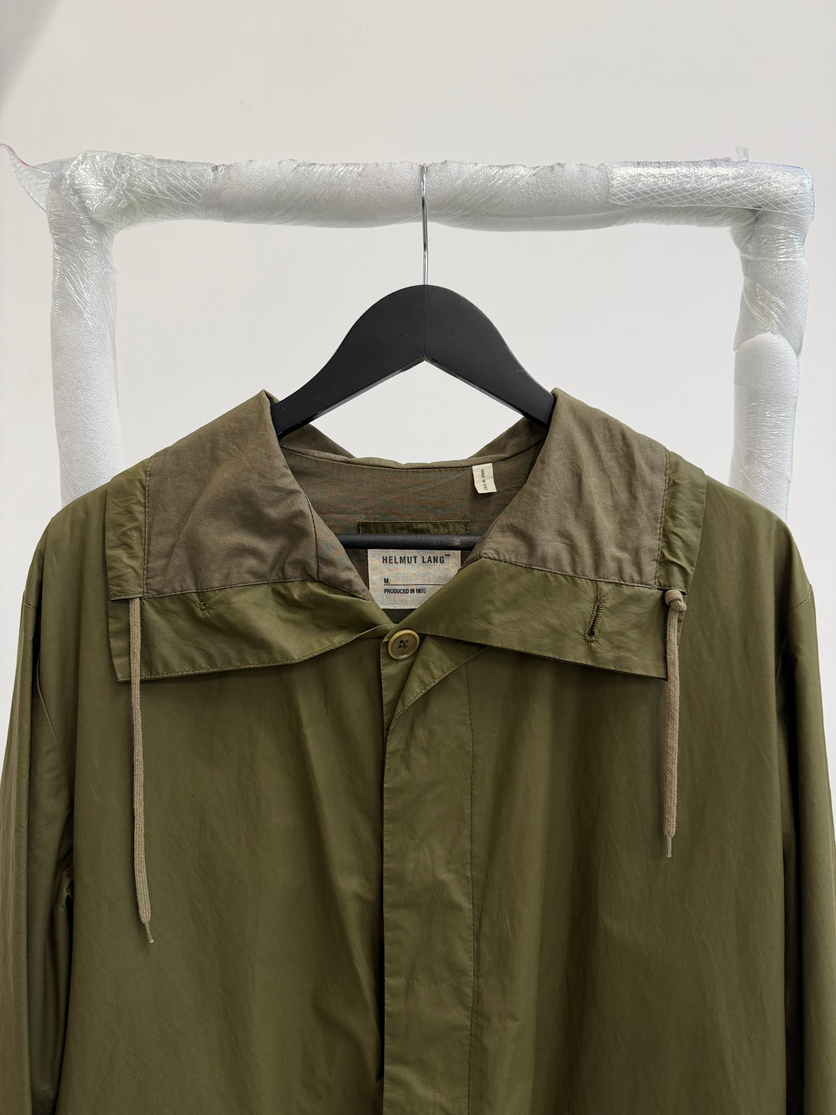 SS1999 Helmut Lang Light High-Neck Buttoned Jacket