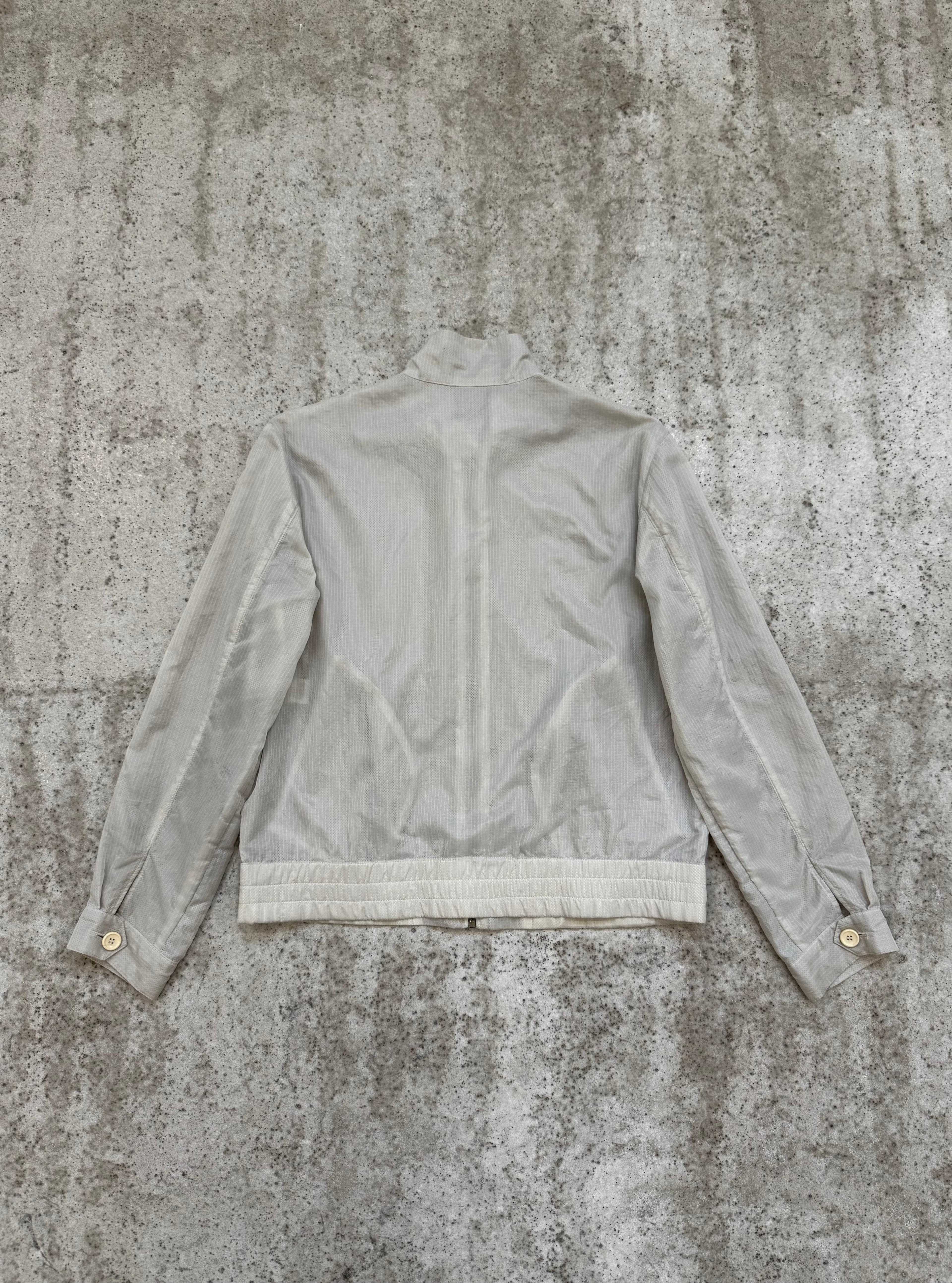 SS2005 Raf Simons Transparent Nylon Harrington Jacket