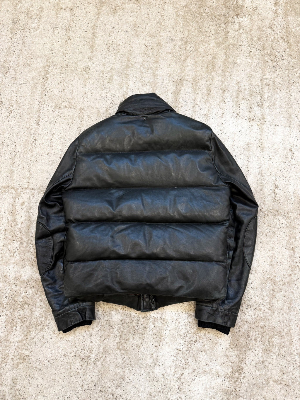 2006 Balenciaga by Nicolas Ghesquière Calf Leather Goose Down Jacket