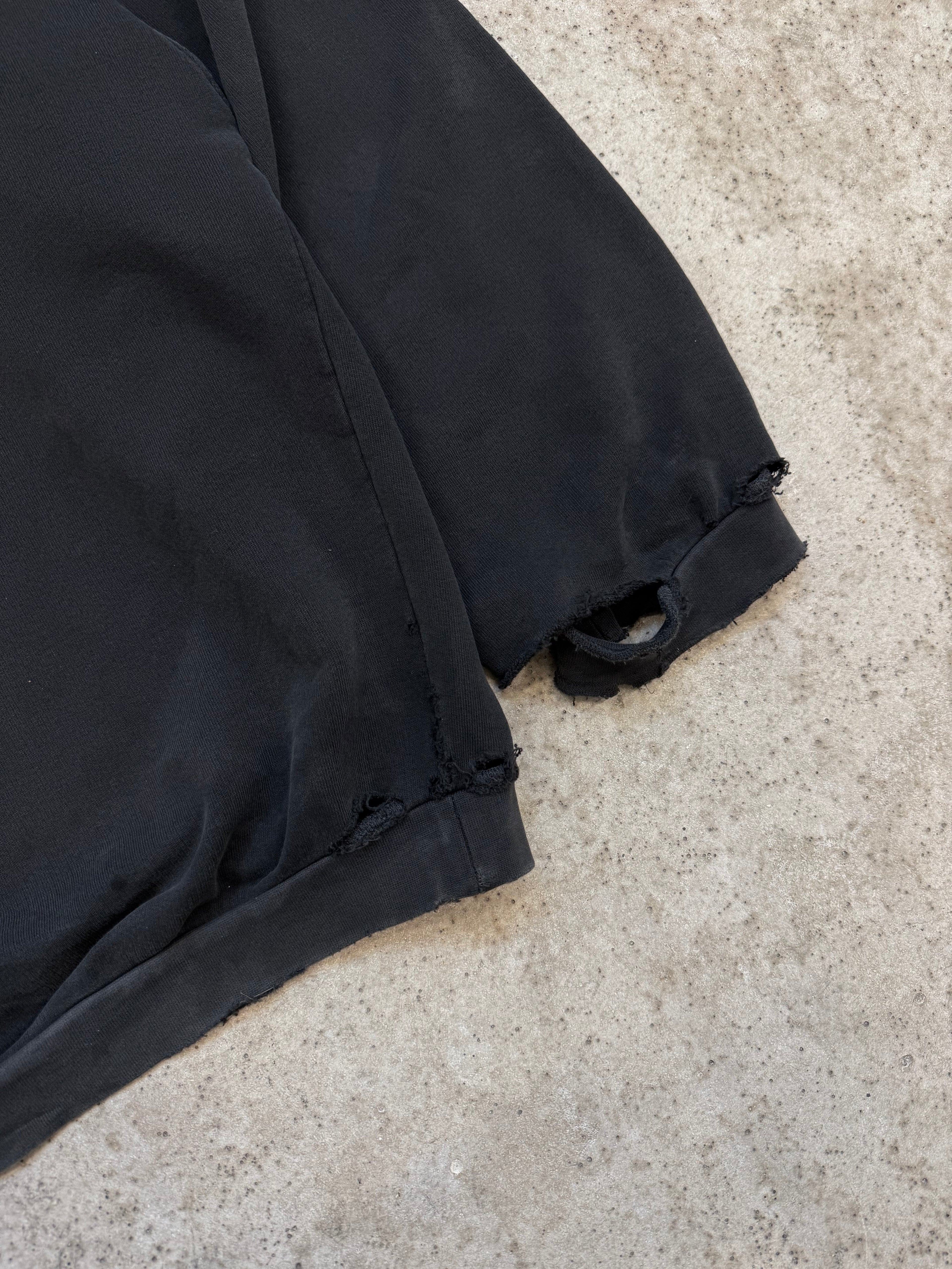 SS2002 Raf Simons 'Terror' Oversize Hoodie With Enzyme Wash