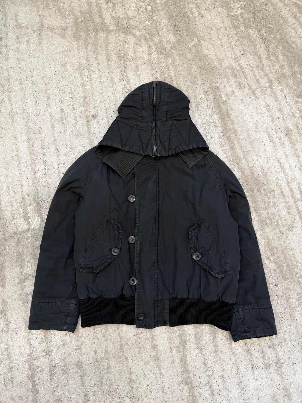 2000’s Gucci by Tom Ford N2B Jacket with Asymetrical Hood