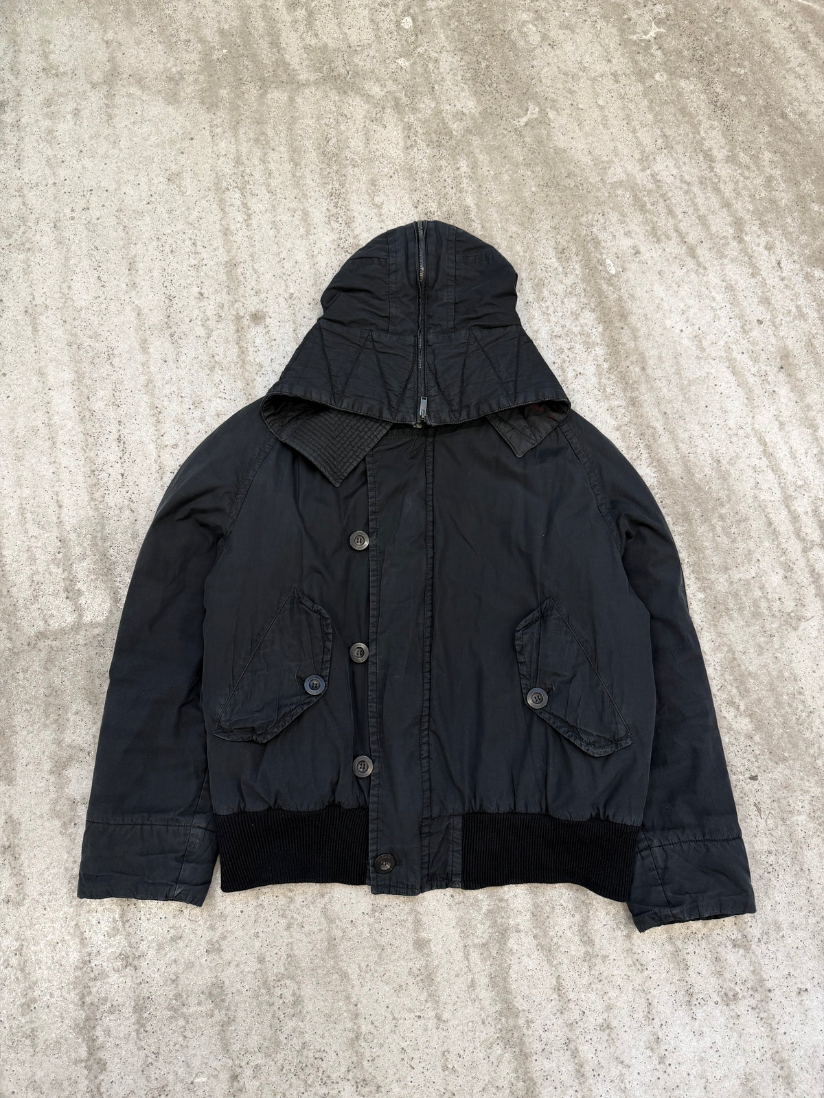 2000’s Gucci by Tom Ford N2B Jacket with Asymetrical Hood