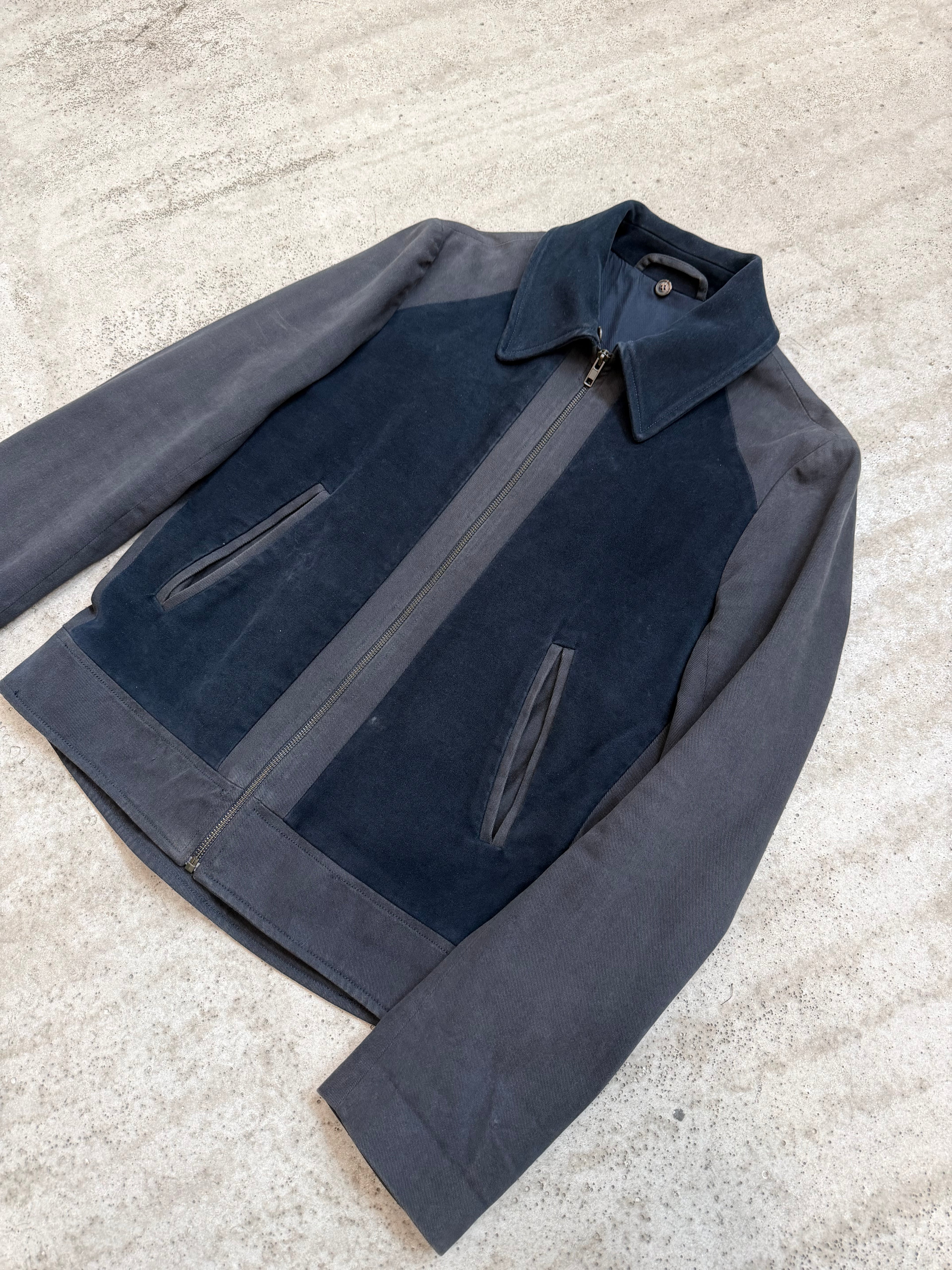 AW2008 Martin Margiela Mixed Material Flight Jacket