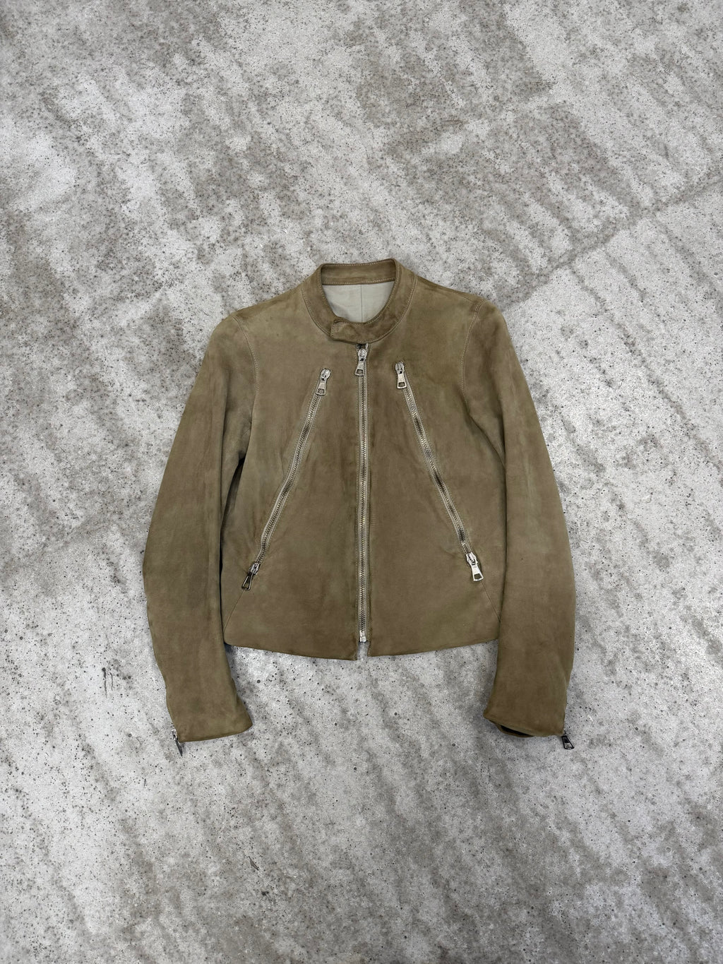 AW2005 Martin Margiela Women’s 5-Zip Suede Jacket