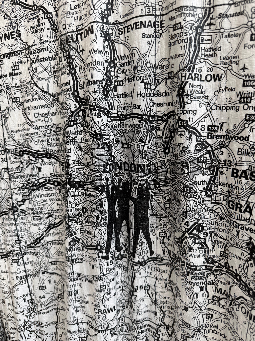 SS2004 Number Nine Polyethylene London Map Light Jacket