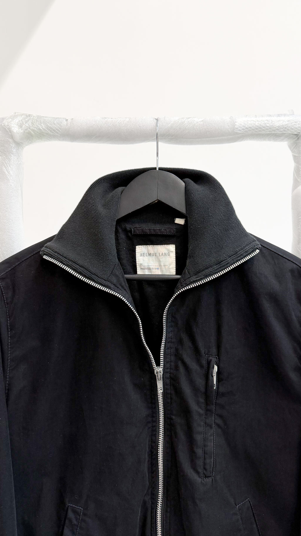 1999 Helmut Lang High-Neck Bomber Jacket