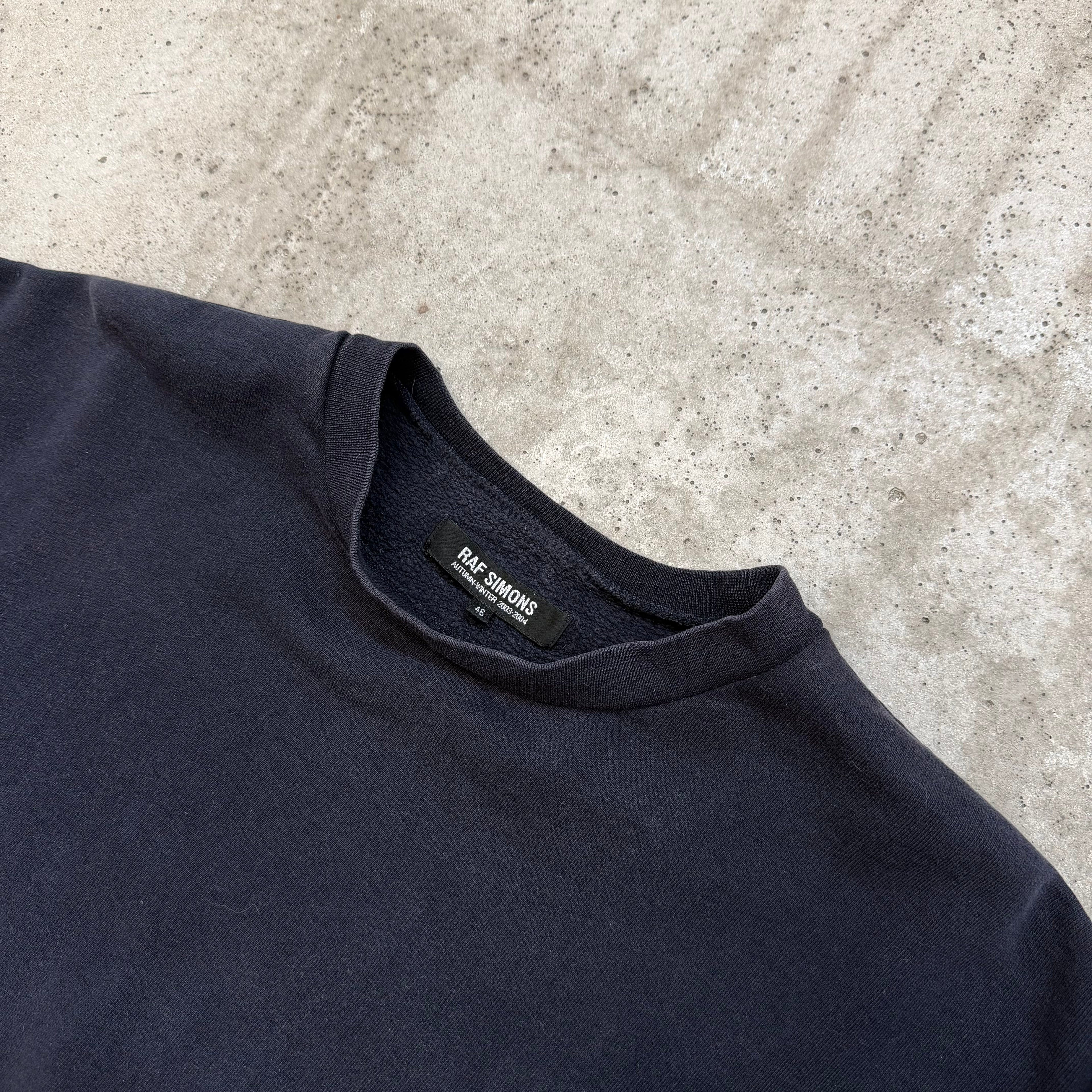 AW2003 'Closer' Raf Simons Batwing Crewneck