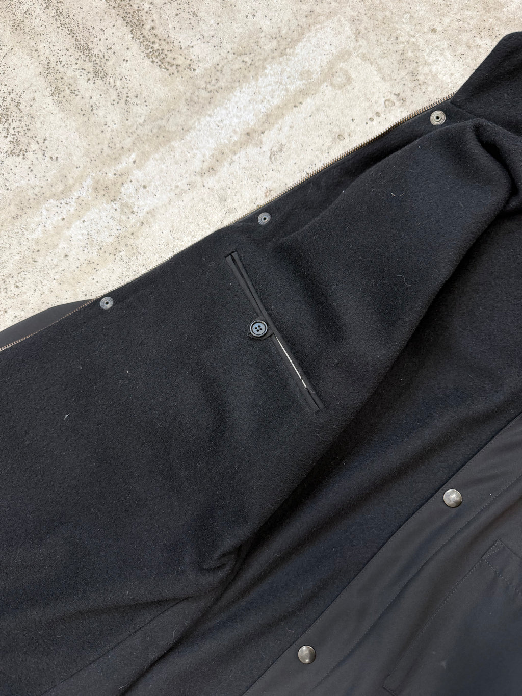 2000’s Helmut Lang Wool-Lined Nylon One-Pocket Parka
