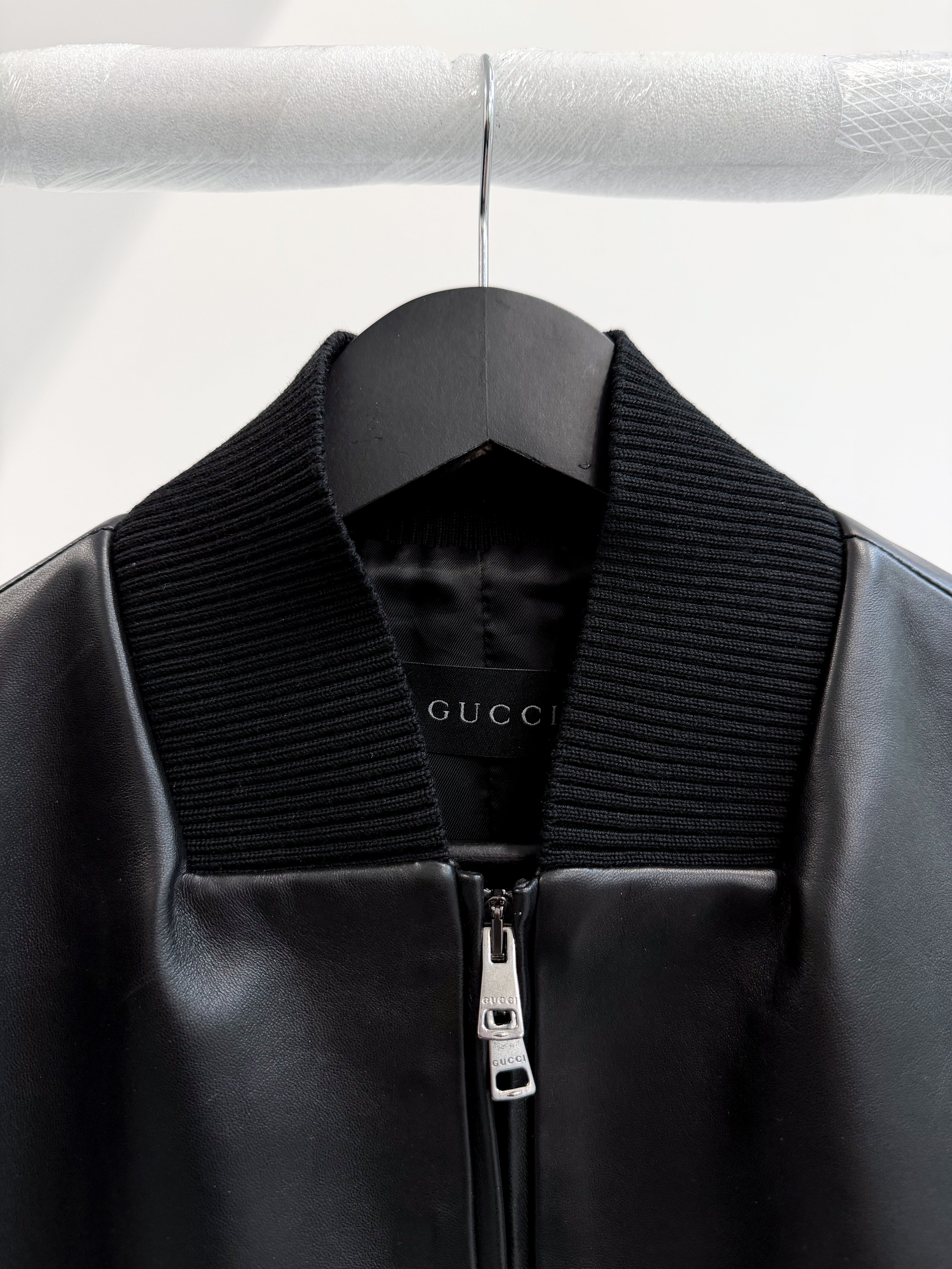 SS2000 Gucci by Tom Ford Lamb Leather Bomber Jacket