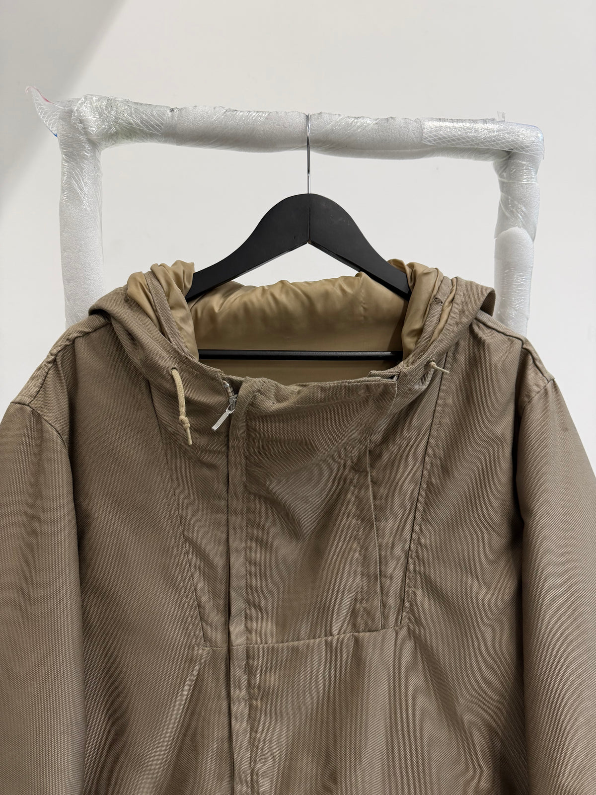 AW2000 Helmut Lang Ballistic Nylon Parka with Removable Down Liner