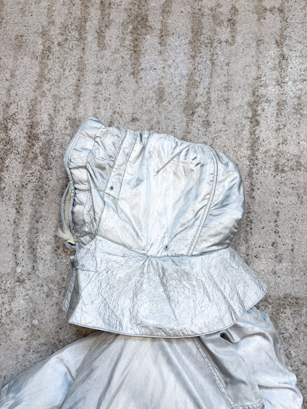 1998 Helmut Lang Silver Eskimo Parka (complete)